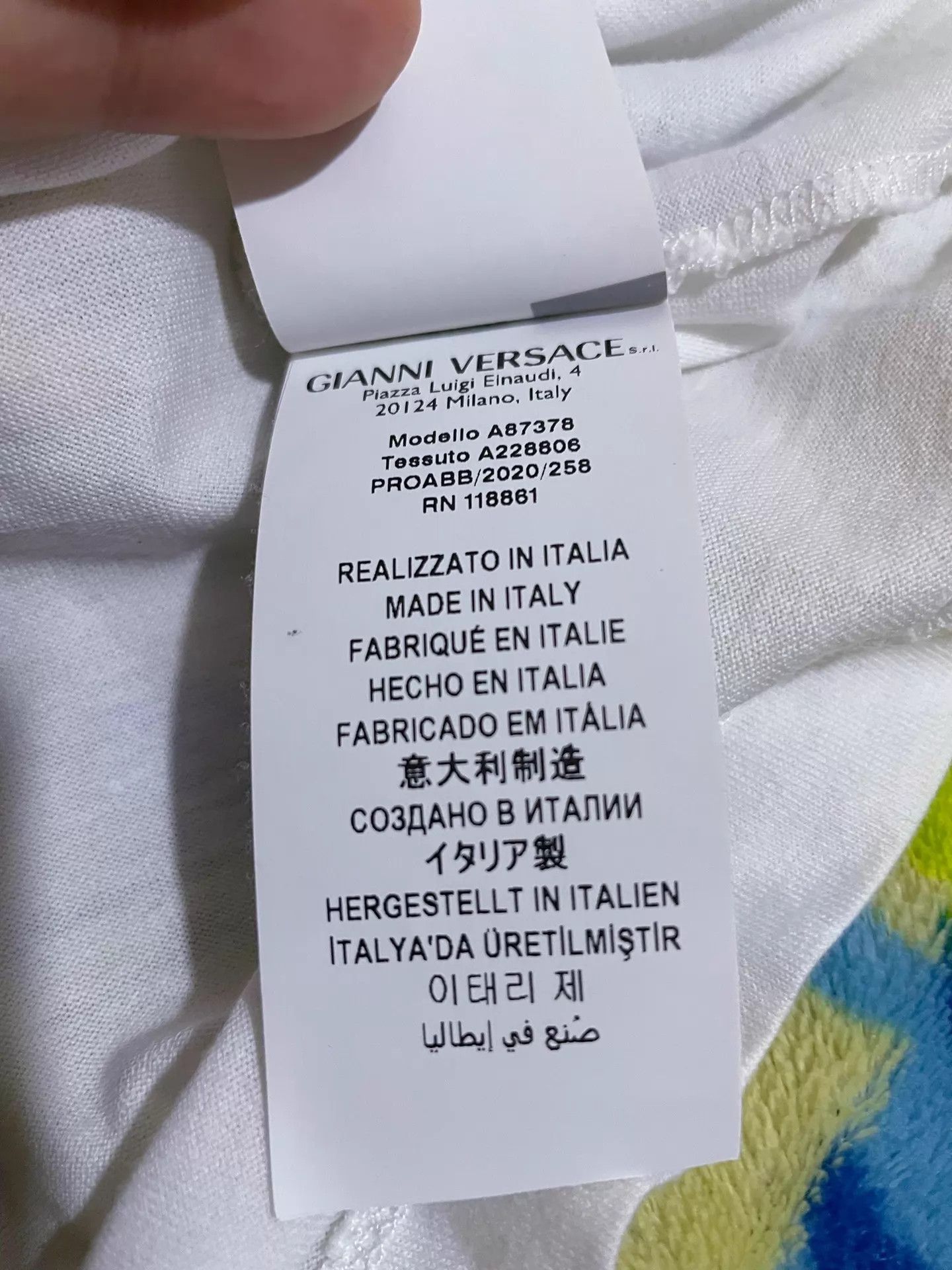 Versace Versace Medusa Baroque Gold Thread Embroidered SS Tee XL Size US XL / EU 56 / 4 - 8 Thumbnail