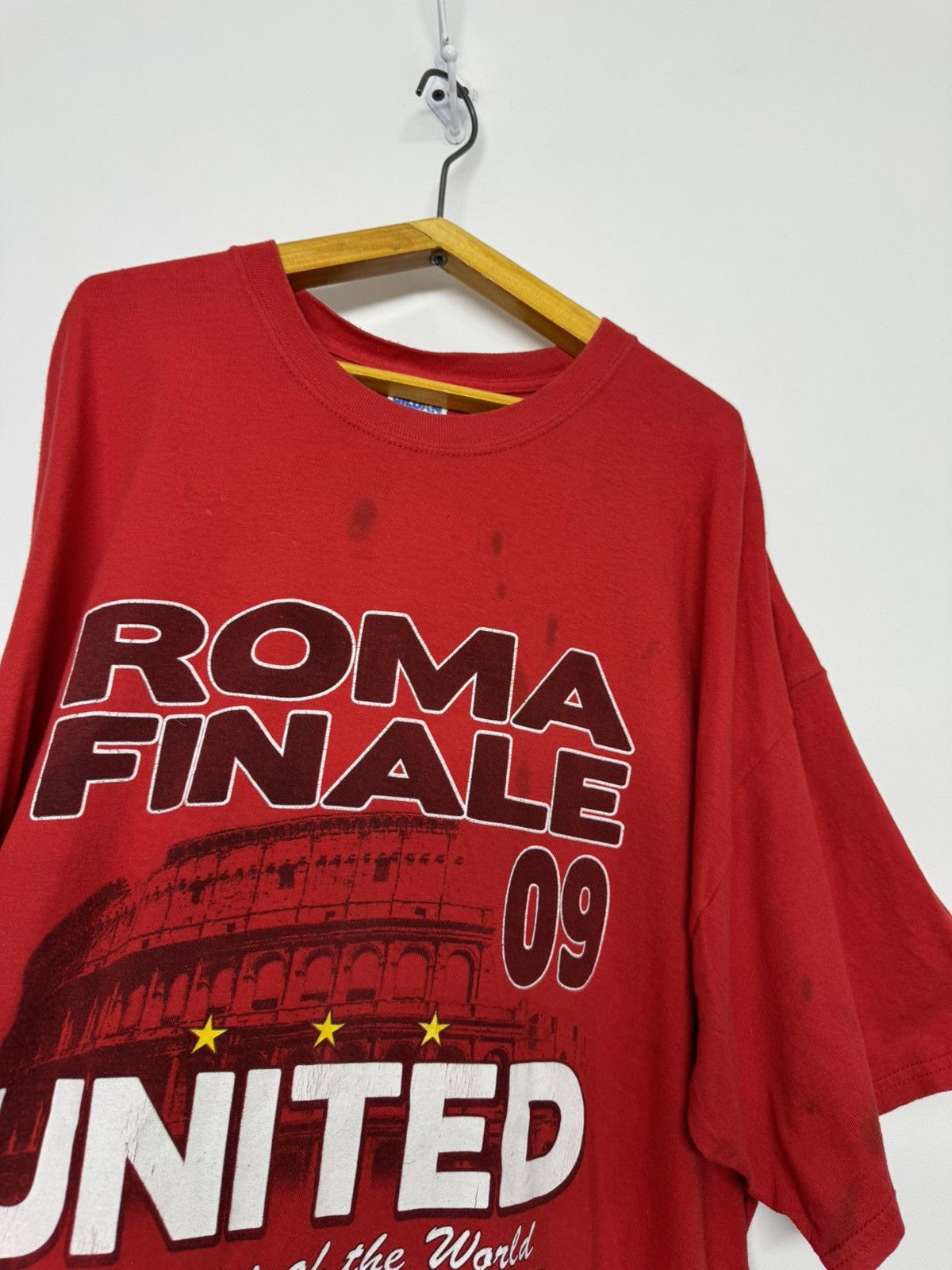 Gildan 2008 Euro Cup Final Roma United Inter Barcelona T Shirt Size US XXL / EU 58 / 5 - 11 Thumbnail