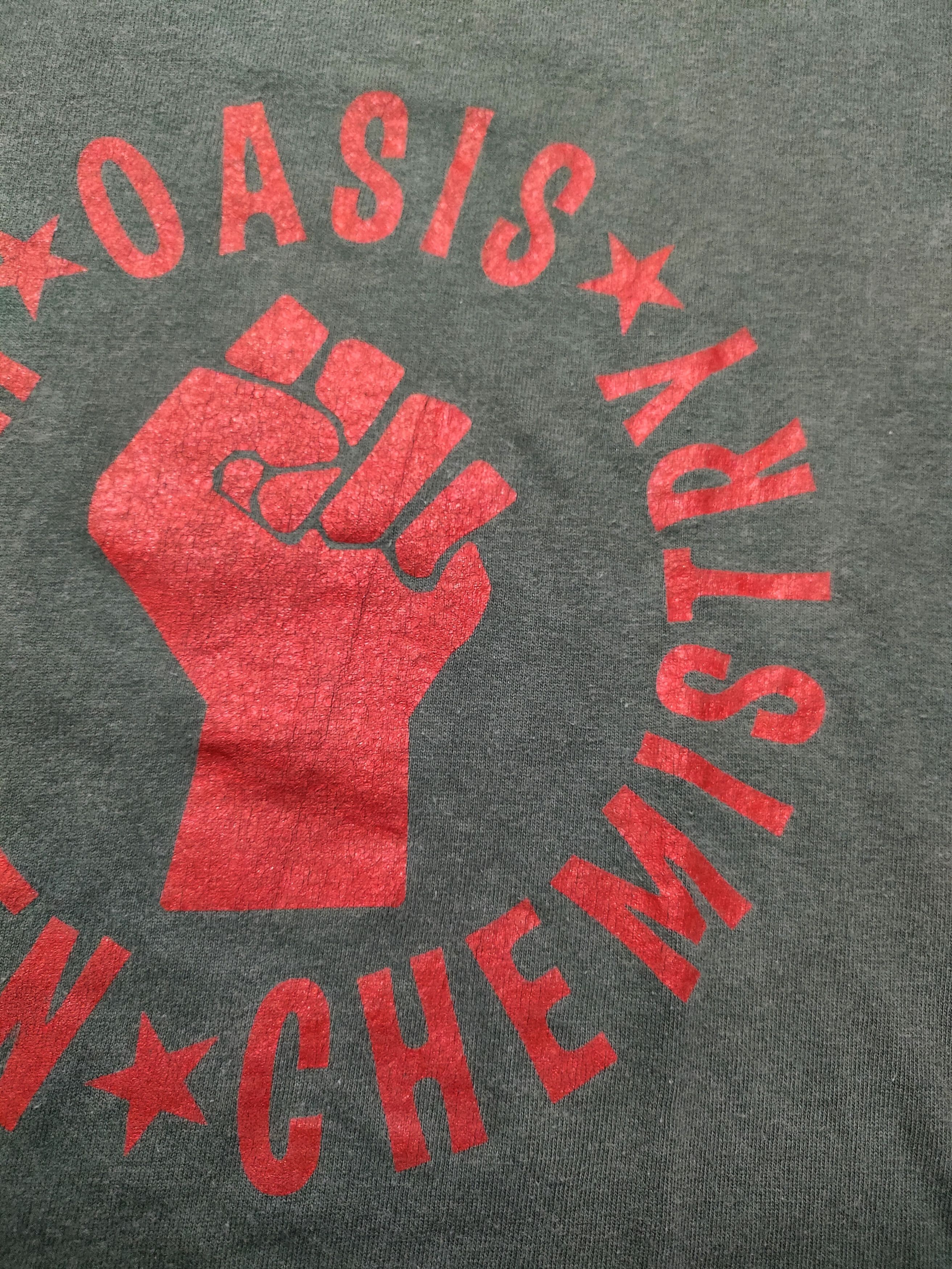 Band Tees × Vintage OASIS Heathen Chemistry Vtg 00s T-Shirt Britpop Size US M / EU 48-50 / 2 - 3 Thumbnail