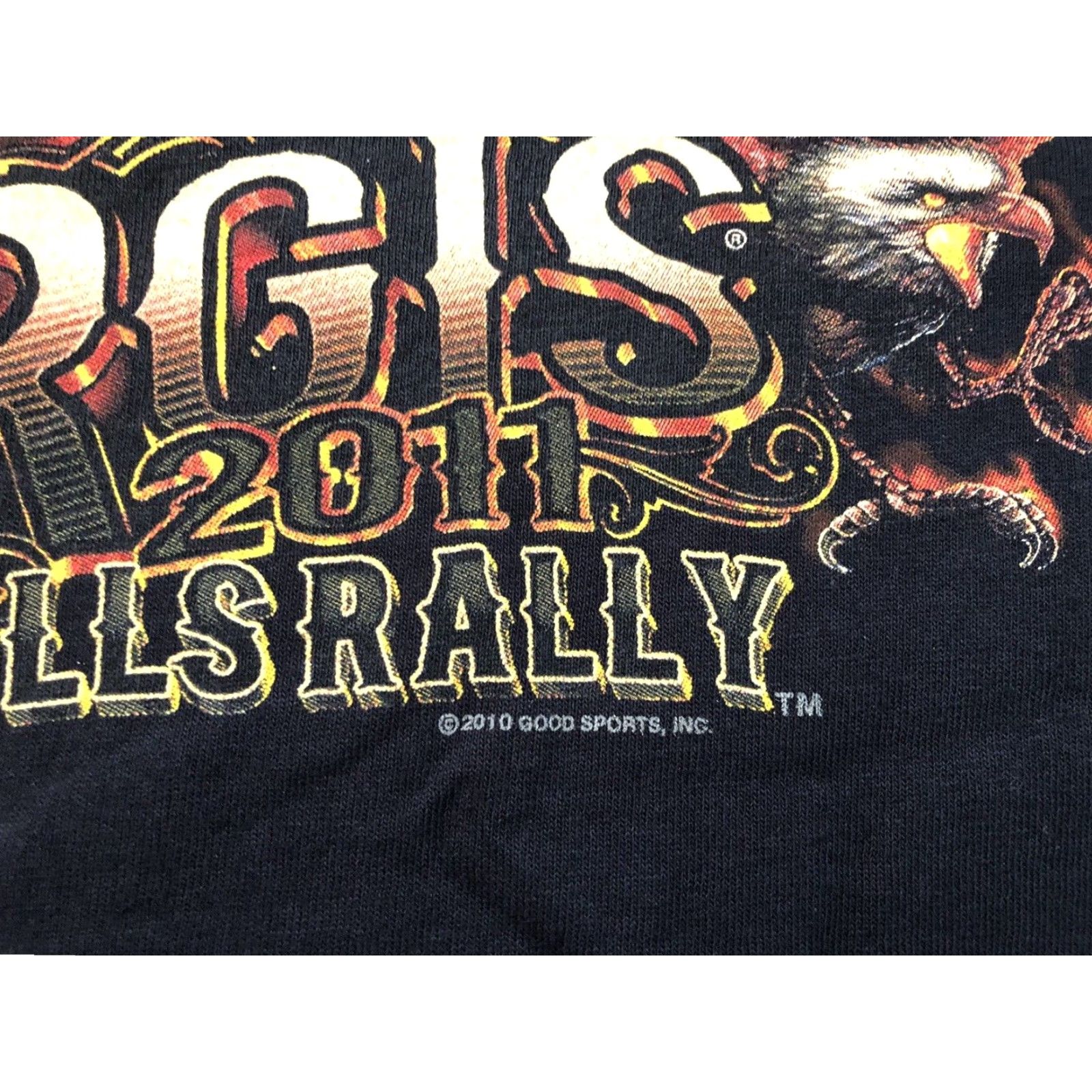Anvil VINTAGE Sturgis Motorcycle Rally Anvil T Shirt Front & Back Design MEDIUM Black Cotton Mens T-Shirt 2010-2019 Size US M / EU 48-50 / 2 - 6 Thumbnail