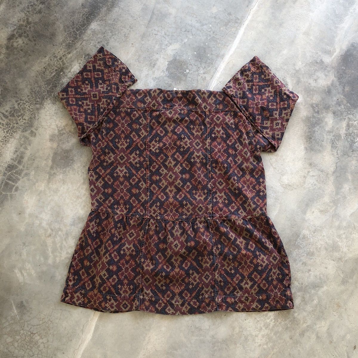 Isabel Marant × Isabel Marant Etoile Etoile ISABEL MARANT Rare Batik Navajo Printed Blouse Size XXS / US 00 / IT 34 - 2 Thumbnail