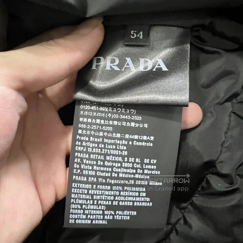 Prada Prada Black Down Jacket Size 54. Size US XL / EU 56 / 4 - 6 Thumbnail