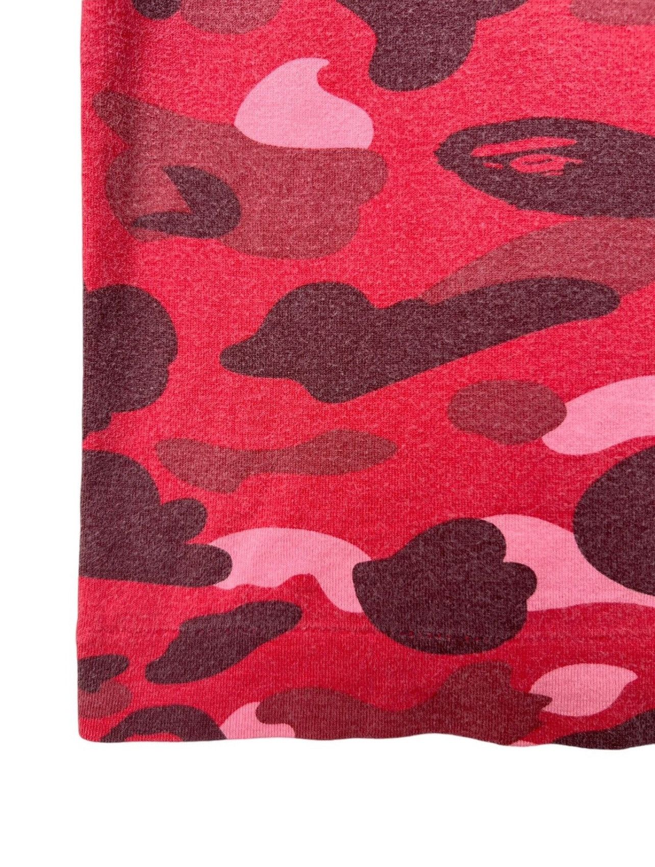 Bape Vintage Bape Collage Red Camo Sunfaded College Tee Size US M / EU 48-50 / 2 - 5 Thumbnail