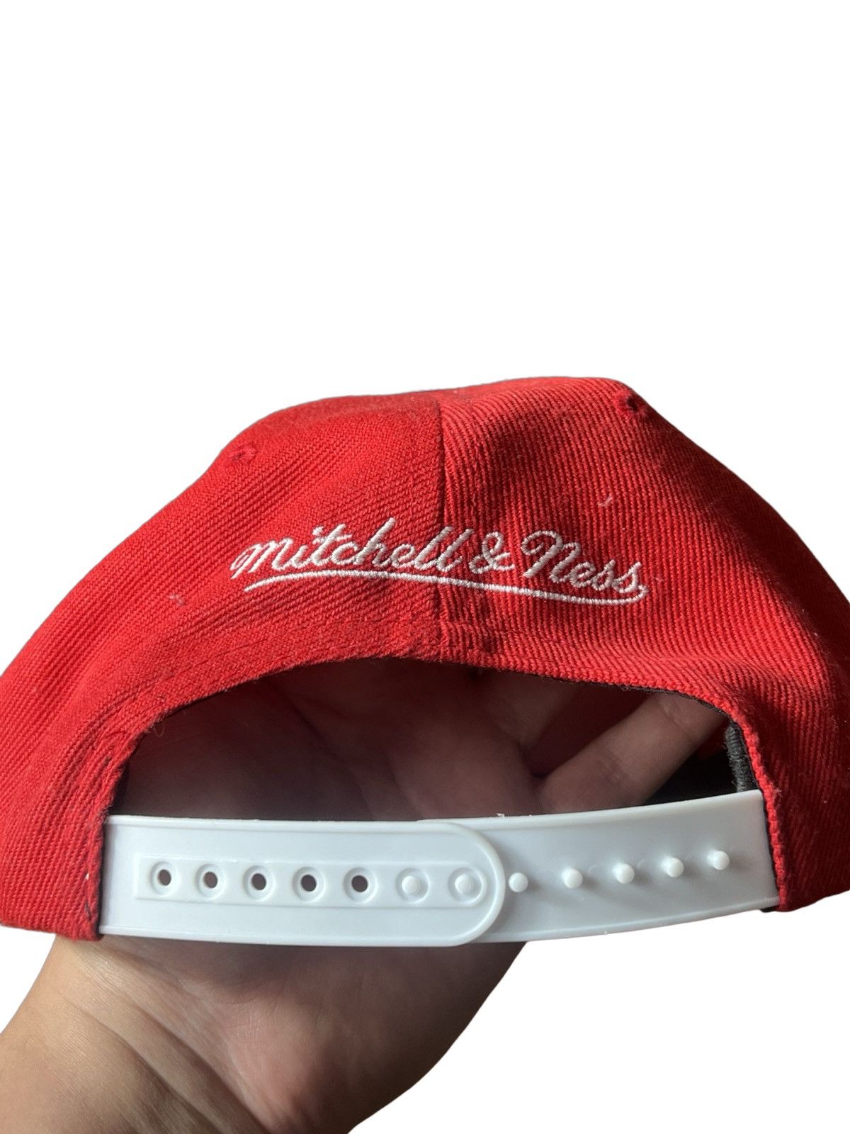 Mitchell & Ness Mitchell and Ness Denver Nuggets Cardinal Red Snapback Size ONE SIZE - 5 Thumbnail