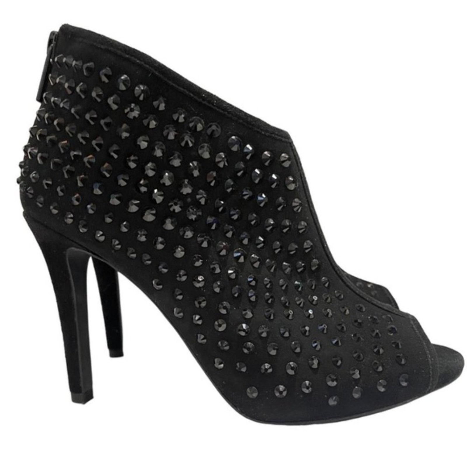 Michael Kors MICHAEL KORS Black Dani Crystal Embellished Bootie Sz 7 Size US 7 / IT 37 - 4 Thumbnail