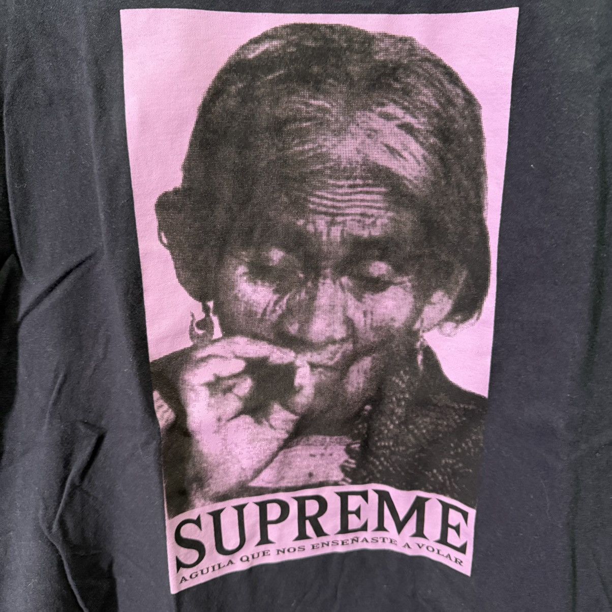 Supreme Supreme Aguila Tee Navy Blue Medium FW19 Size US M / EU 48-50 / 2 - 2 Thumbnail