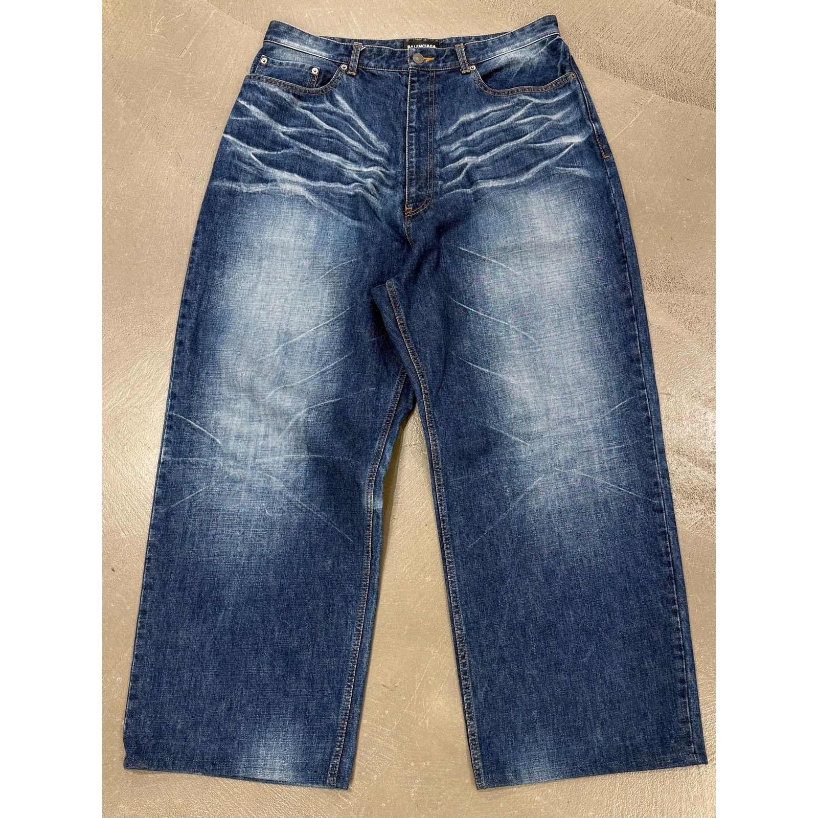 Balenciaga 2019 Balenciaga catwash oversized skater jeans Size US 36 / EU 52 - 2 Thumbnail