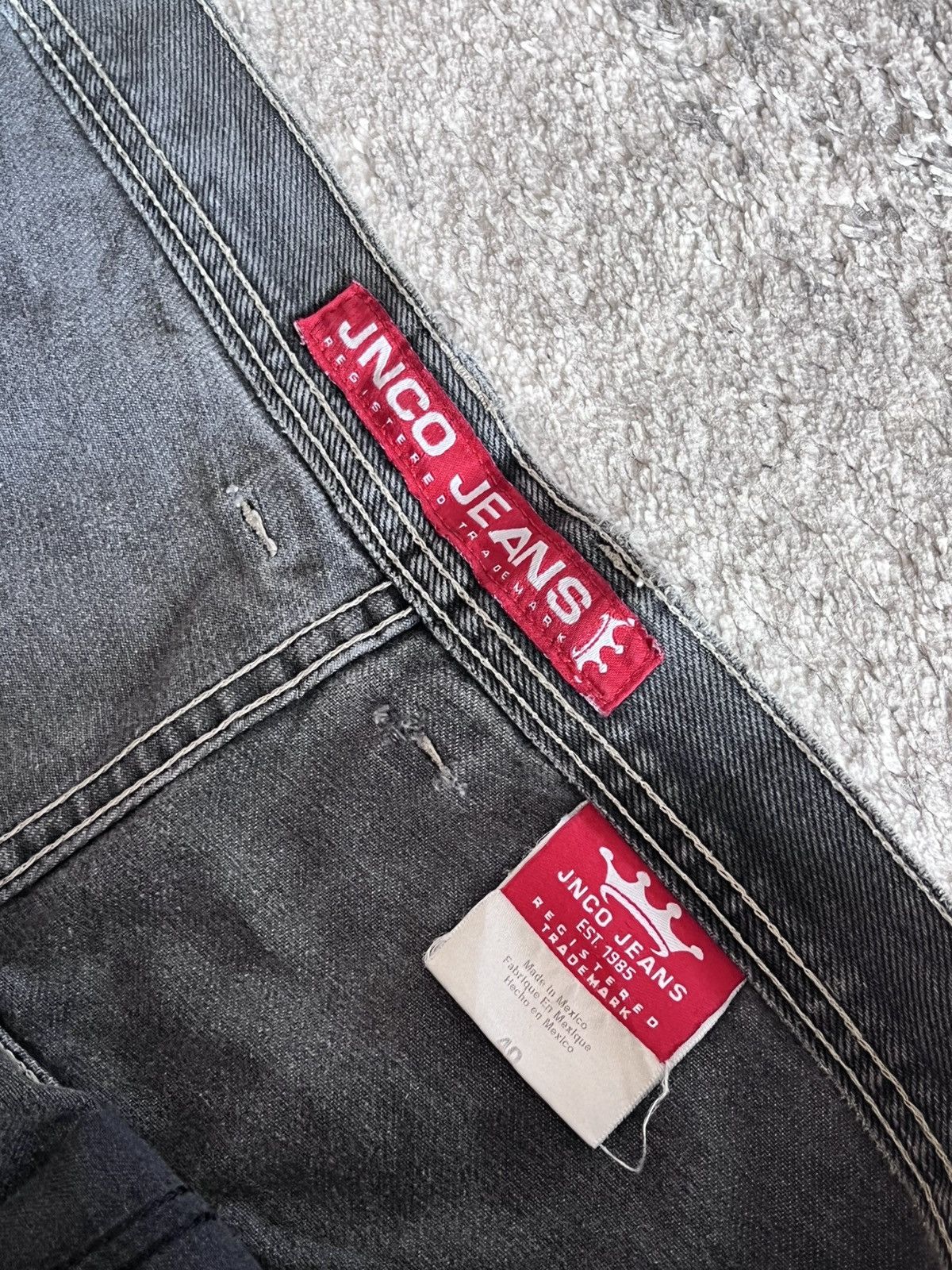 JNCO Vintage 90s Grey dragon JNCO baggy short Size US 40 / EU 56 - 5 Thumbnail