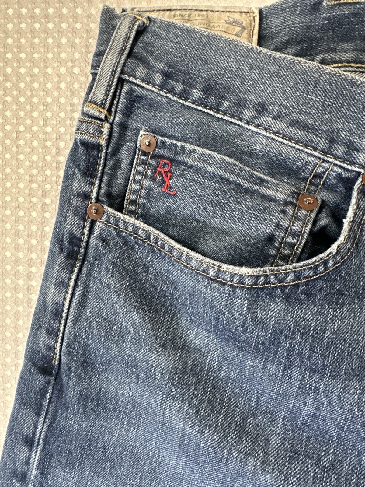 Polo Ralph Lauren Polo Ralph Lauren The Hampton Relaxed Straight Jeans 50Bx32 Size US 44 / EU 60 - 5 Thumbnail