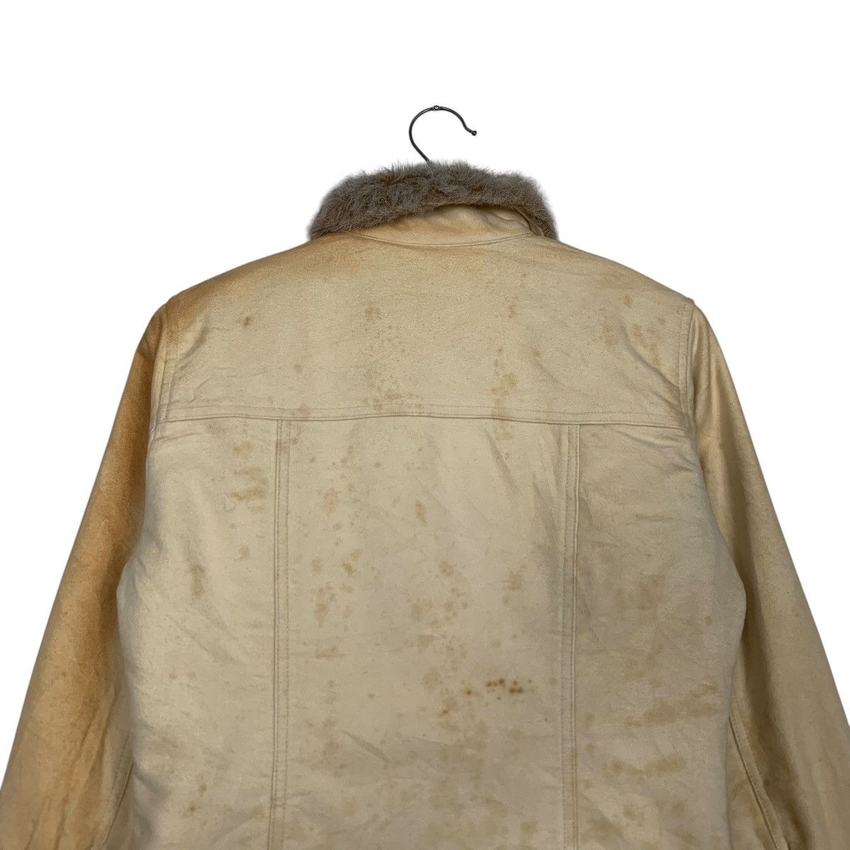 Patrick Cox Vintage PATRICK COX Trashed Rusty Faux Fur Jacket #2749-C124 Size S / US 4 / IT 40 - 17 Thumbnail
