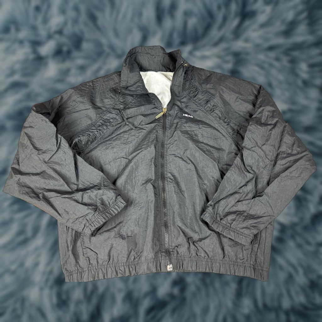 Vintage VINTAGE Head Tennis Windbreaker Jacket Mens L Black Measurements Size US L / EU 52-54 / 3 - 1 Thumbnail
