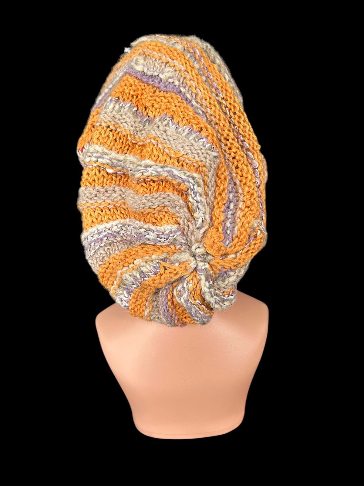 Japanese Brand × Kapital × Vintage Crochet Knitted Handmade Long Big Beanie Hats Size ONE SIZE - 5 Thumbnail