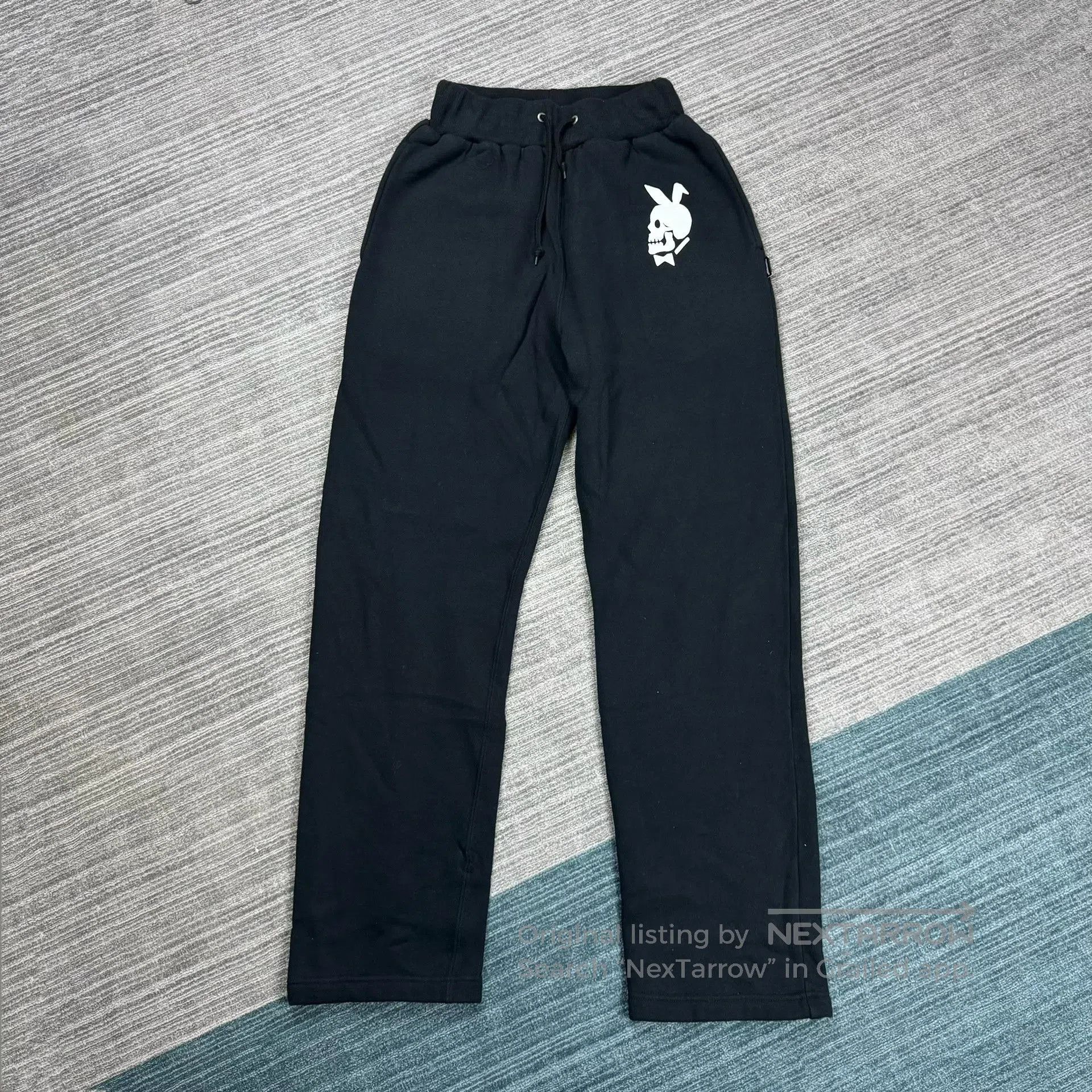 Neighborhood Skull Bunny Print Sweatpants.