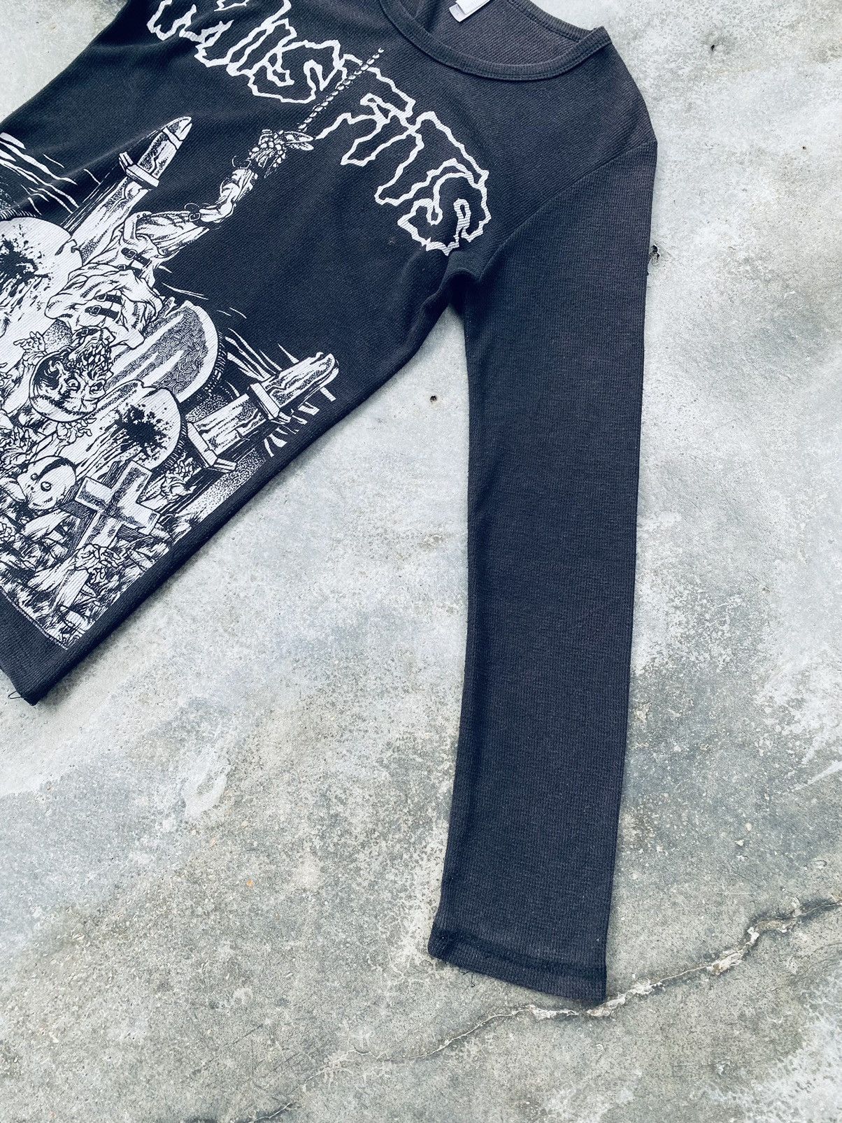 Band Tees Vintage Misfits Pushead Thermal Long Sleeve - Altered Size US S / EU 44-46 / 1 - 6 Thumbnail