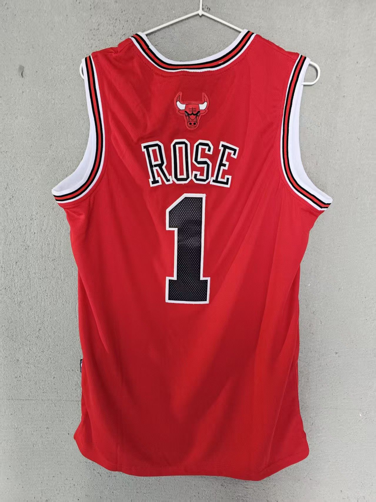 NBA Bulls #1 Derrick Rose Jersey Red Size US XL / EU 56 / 4 - 2 Thumbnail