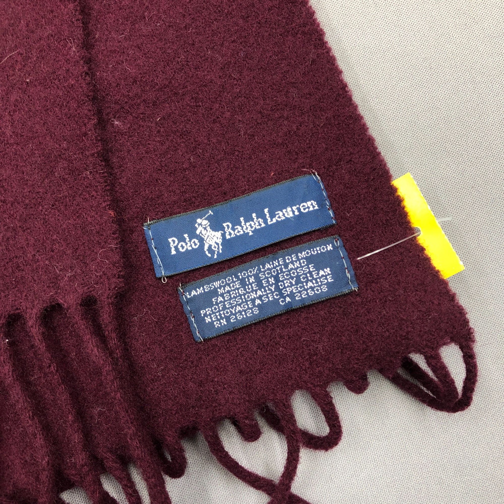 Polo Ralph Lauren Vintage Polo Ralph Lauren Scarf Muffler Wool Scarves Size ONE SIZE - 5 Thumbnail