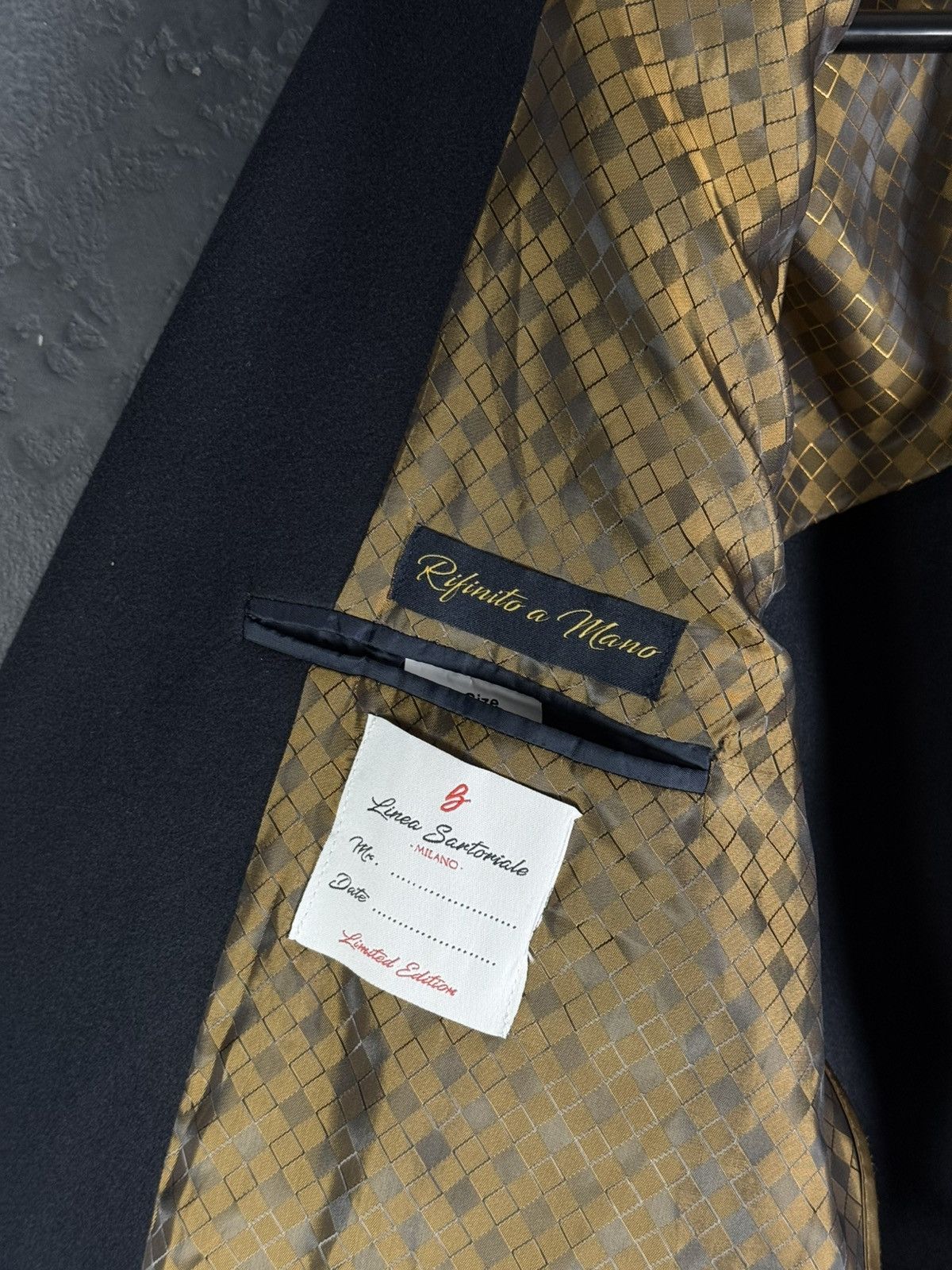 Other Linea Sartoriale Milano 85% Wool / 15% Cashmere Mens Coat Size US XL / EU 56 / 4 - 14 Thumbnail