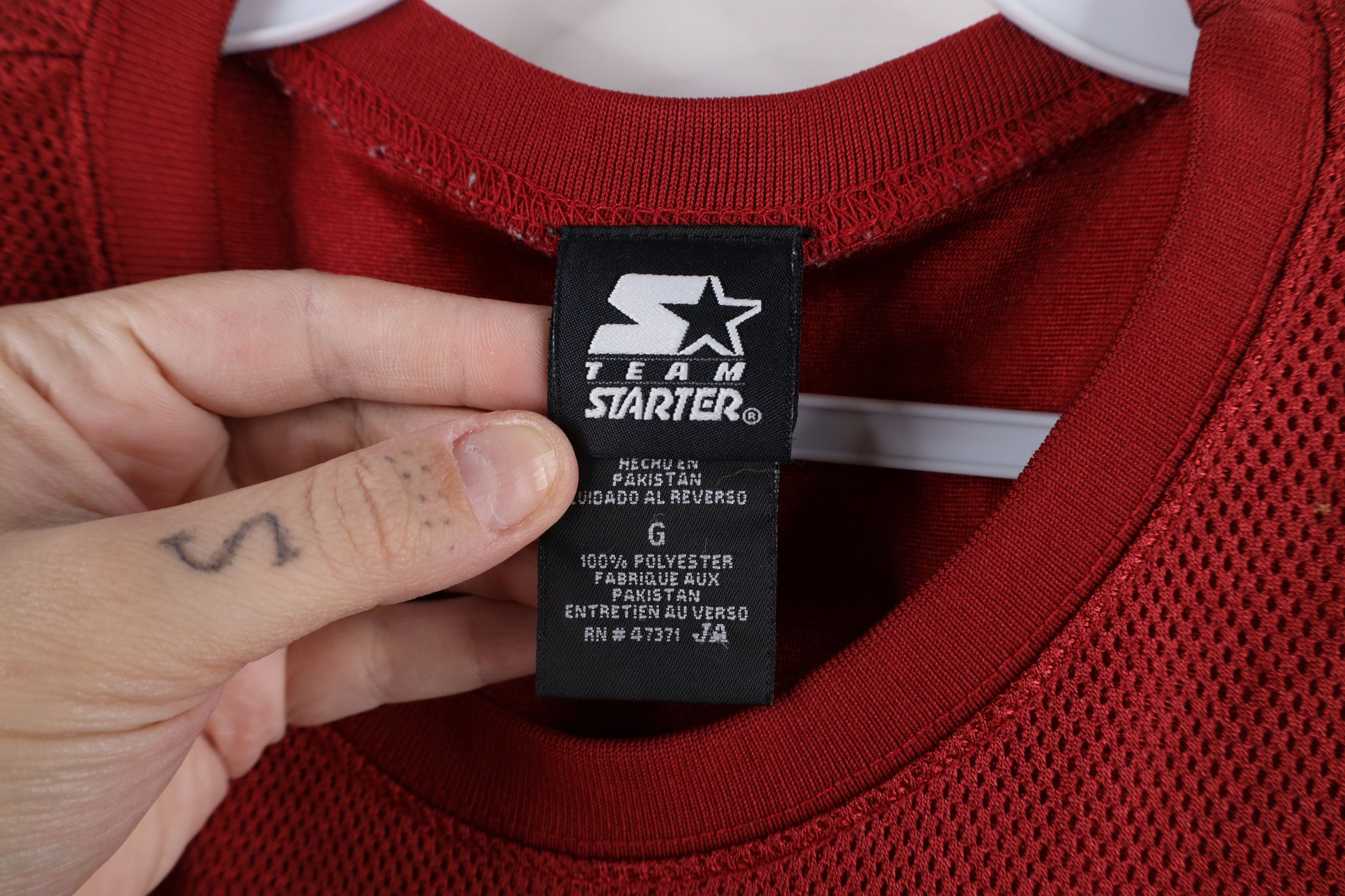 Starter × Vintage Vintage 90s Starter State University Basketball Jersey Size US L / EU 52-54 / 3 - 7 Thumbnail