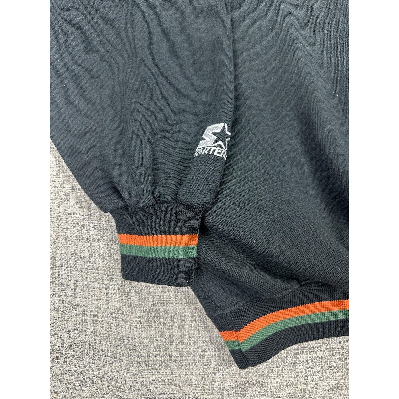 Starter Miami Hurricanes Hoodie Sweatshirt Sz L Football Starter 90s Size US L / EU 52-54 / 3 - 11 Thumbnail