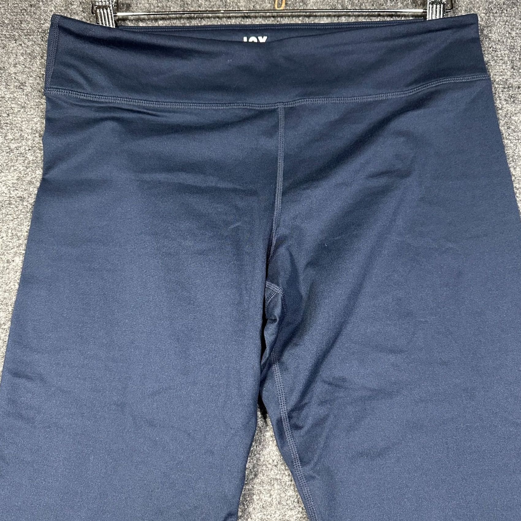 Vintage JoyLab Pants Womens Large Blue Coquette Core Ankle Tie Yoga Waistband Pocket Size 36" / US 14 / IT 50 - 3 Thumbnail