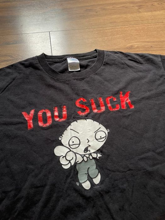 Vintage Vintage Stewie Family guy “You Suck” t-shirt 2003 usa | Grailed