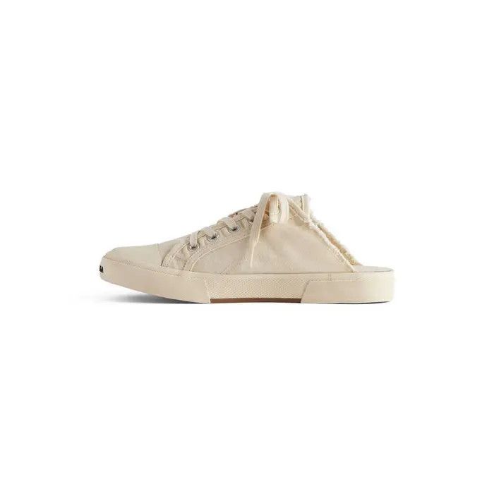 Balenciaga o1bcso1str0226 Paris Mules In Beige Size US 9 / IT 39 - 2 Thumbnail