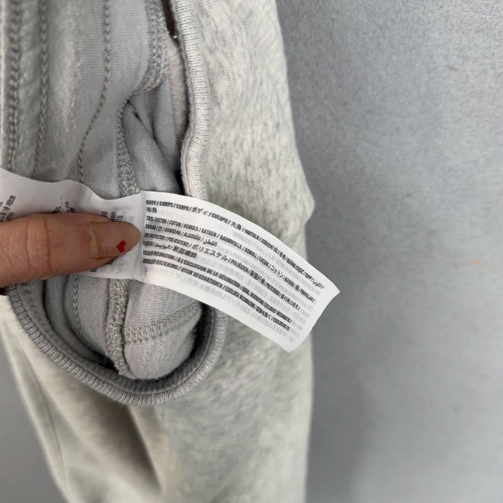 Abercrombie & Fitch Abercrombie & Fitch Pants Adult Medium Gray Soft A&F Fleece Sweatpants Joggers Size 32" / US 10 / IT 46 - 6 Thumbnail