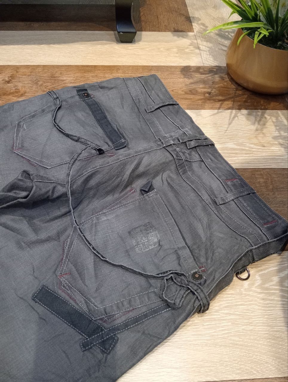Marithe + Francois Girbaud LE JEAN DE MARITHE FRANCOIS GIRBAUD STRETCH DENIM PANTS Size US 34 / EU 50 - 13 Thumbnail