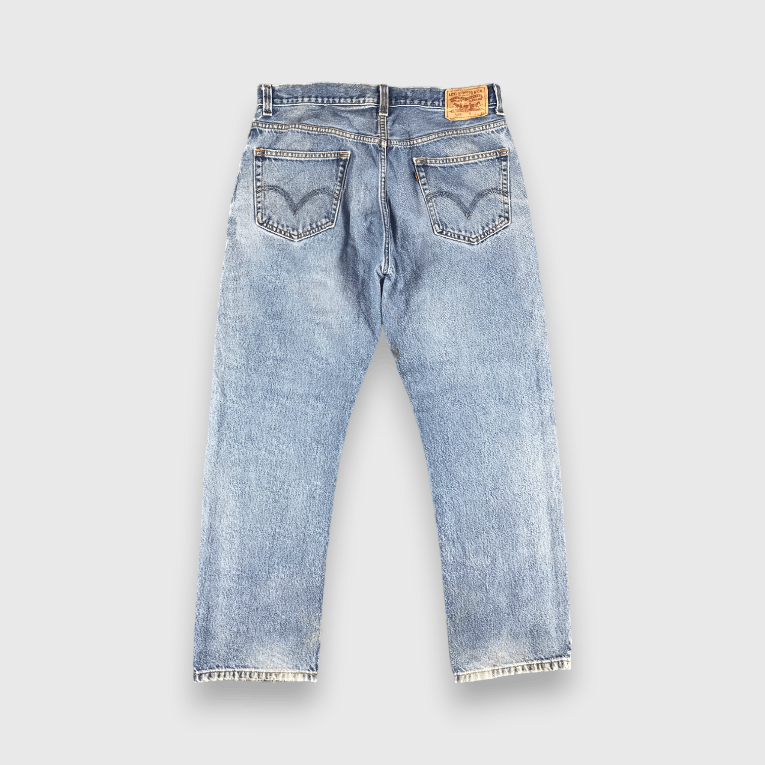 Levi's Vintage Blue Wash Levis 505 Jeans-J2565 Size US 35 - 2 Thumbnail