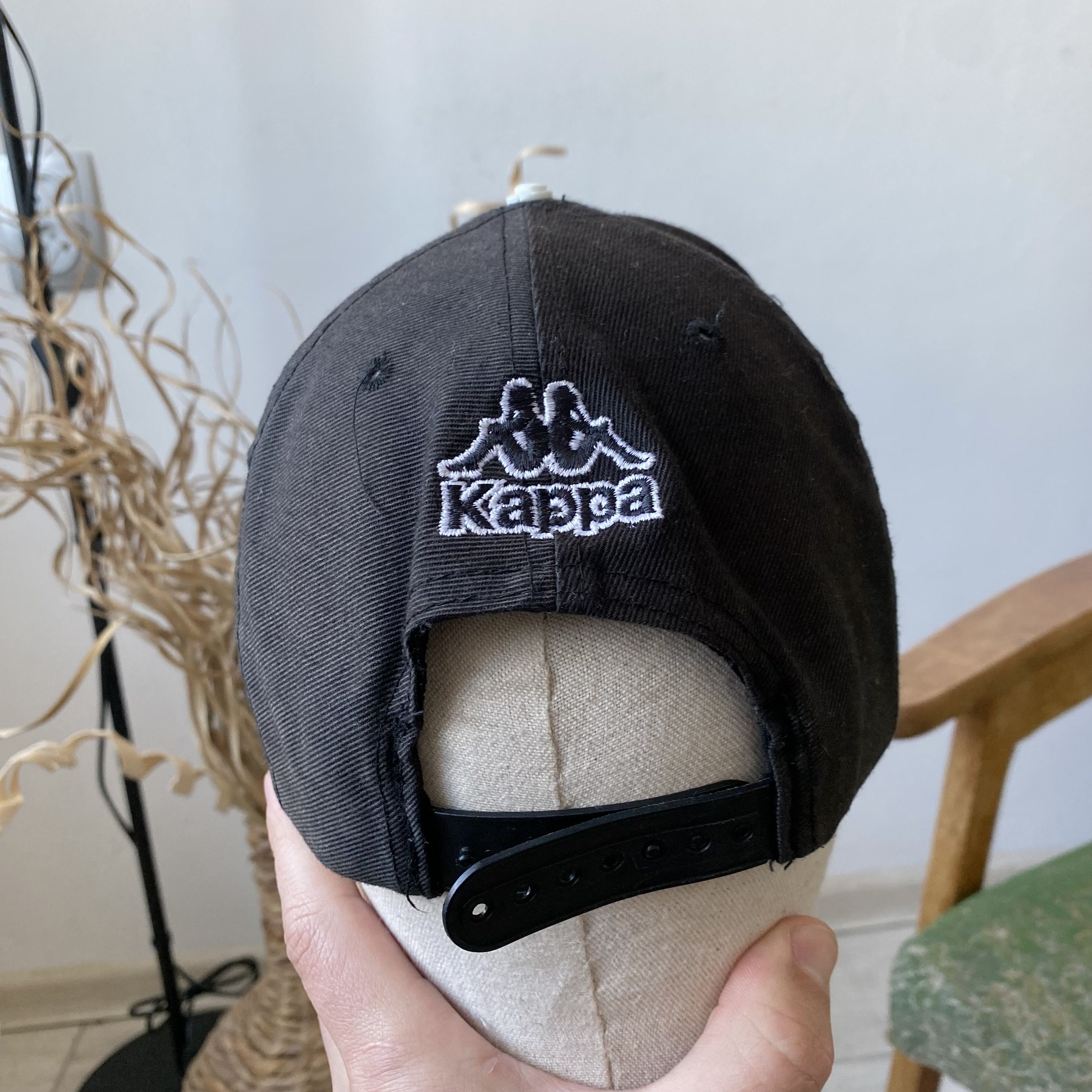 Kappa 🖤 Vintage 80-90s Faded Kappa cap training Dad hat Size ONE SIZE - 5 Thumbnail