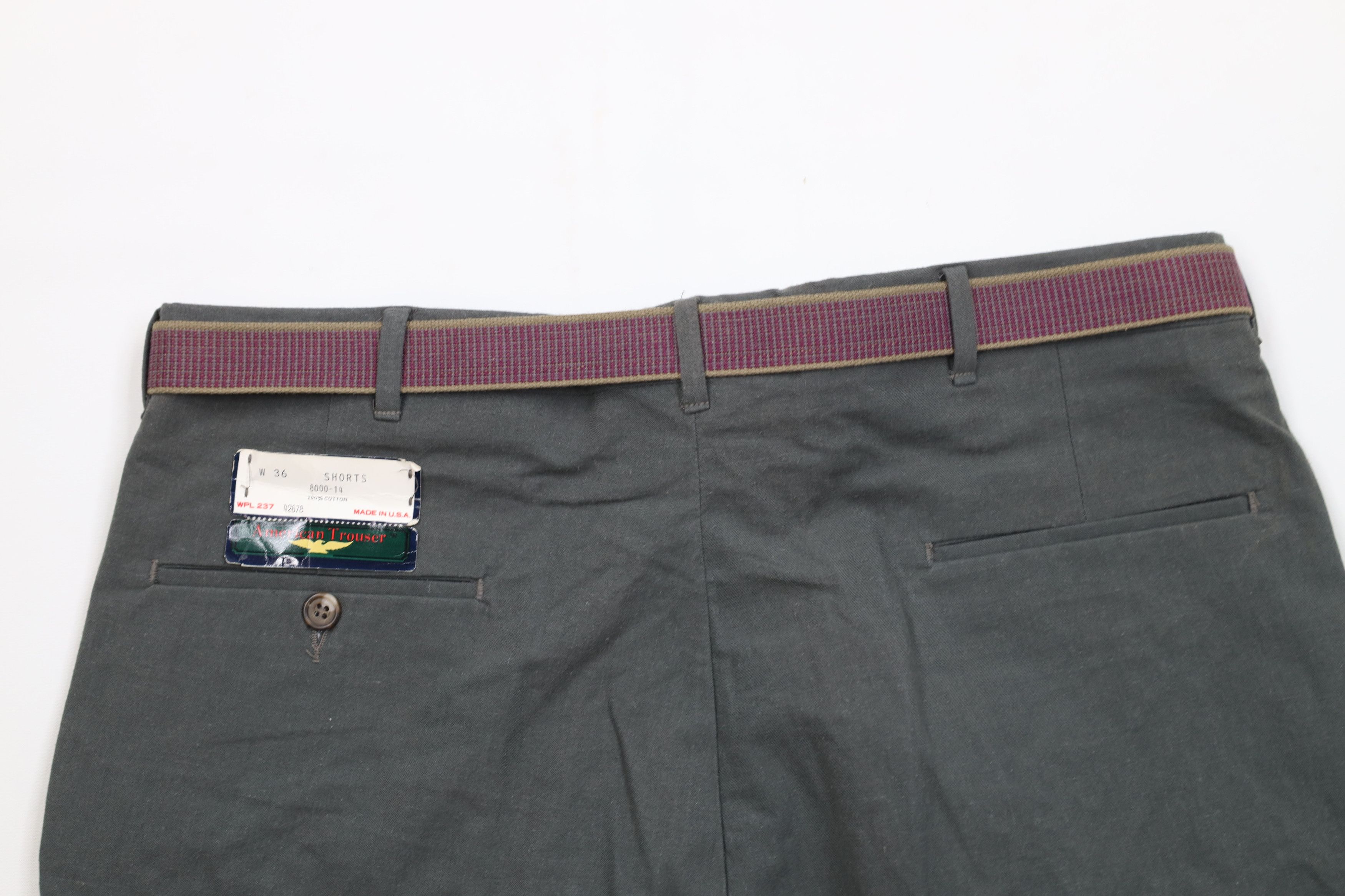 Vintage Deadstock Vintage 70s 80s Streetwear Above Knee Chino Shorts Size US 36 / EU 52 - 10 Thumbnail