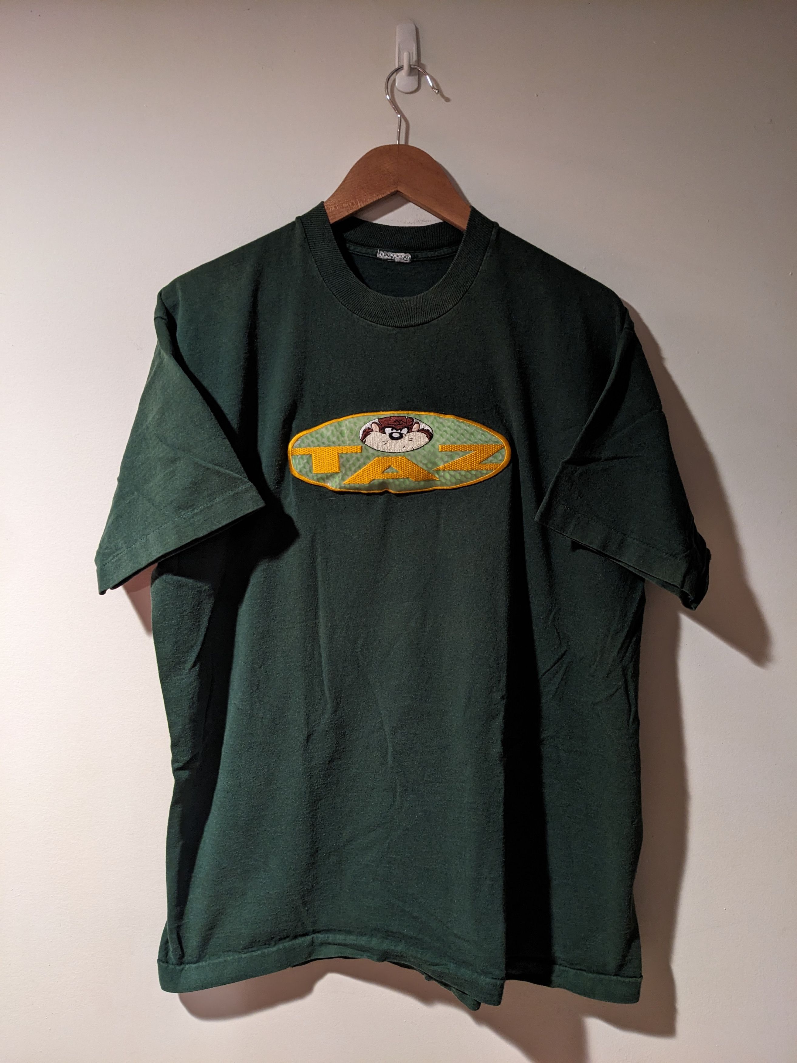 Cartoon Network × Vintage Vintage 90s Looney Tunes Taz Logo Lenticular X-Large T-Shirt Size US XL / EU 56 / 4 - 1 Thumbnail