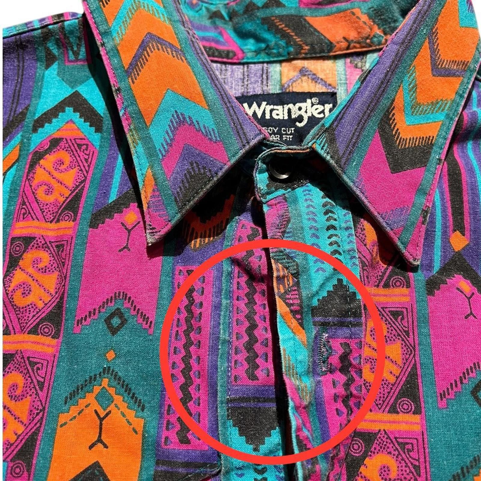 Wrangler Vintage Wrangler Western Button Down Shirt Size US XL / EU 56 / 4 - 5 Thumbnail