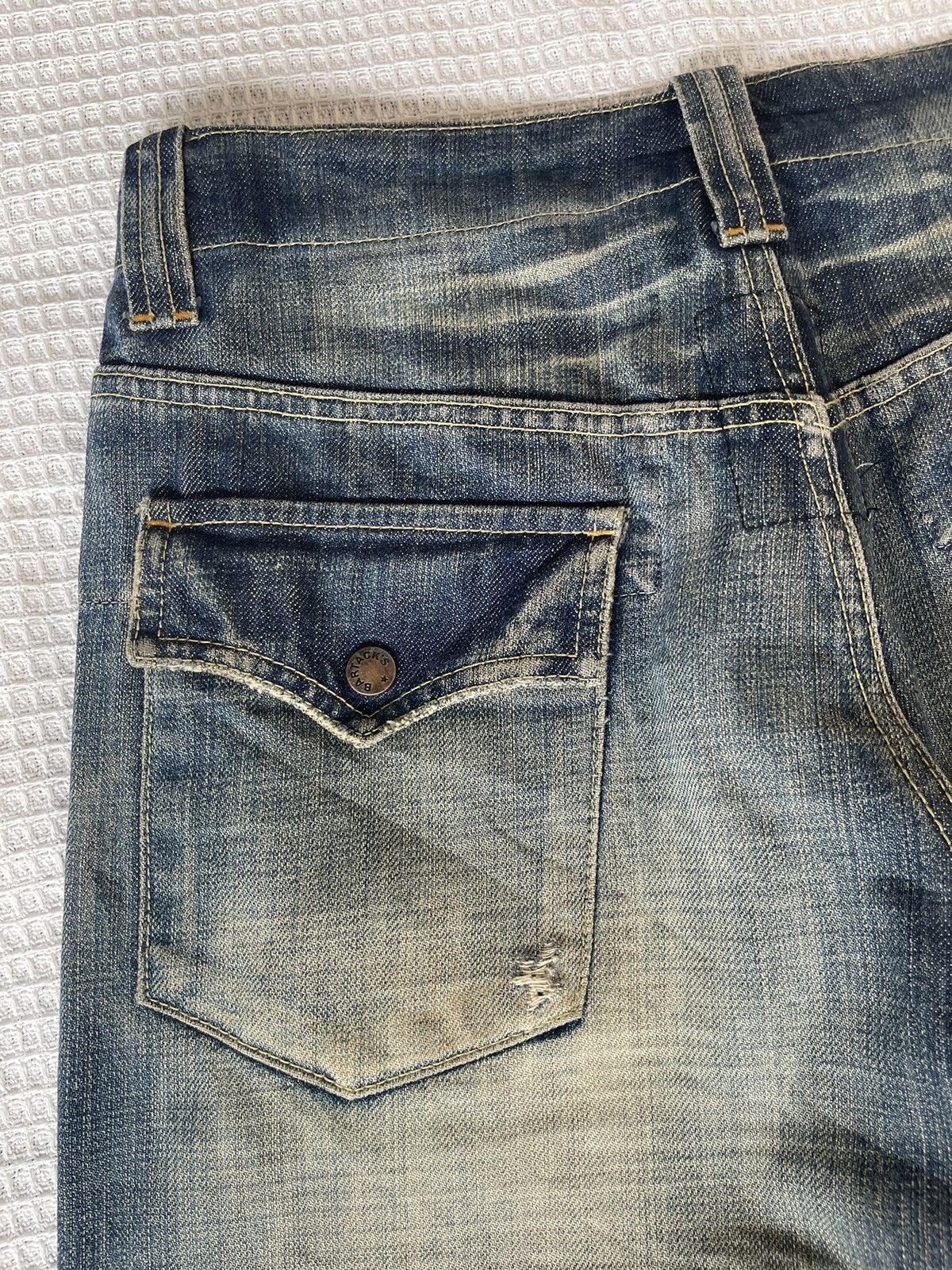 Hysteric Glamour Vintage 90s🔥BARTACK x QUADRO🔥Distressed Carpenter Denim Size US 30 / EU 46 - 14 Thumbnail