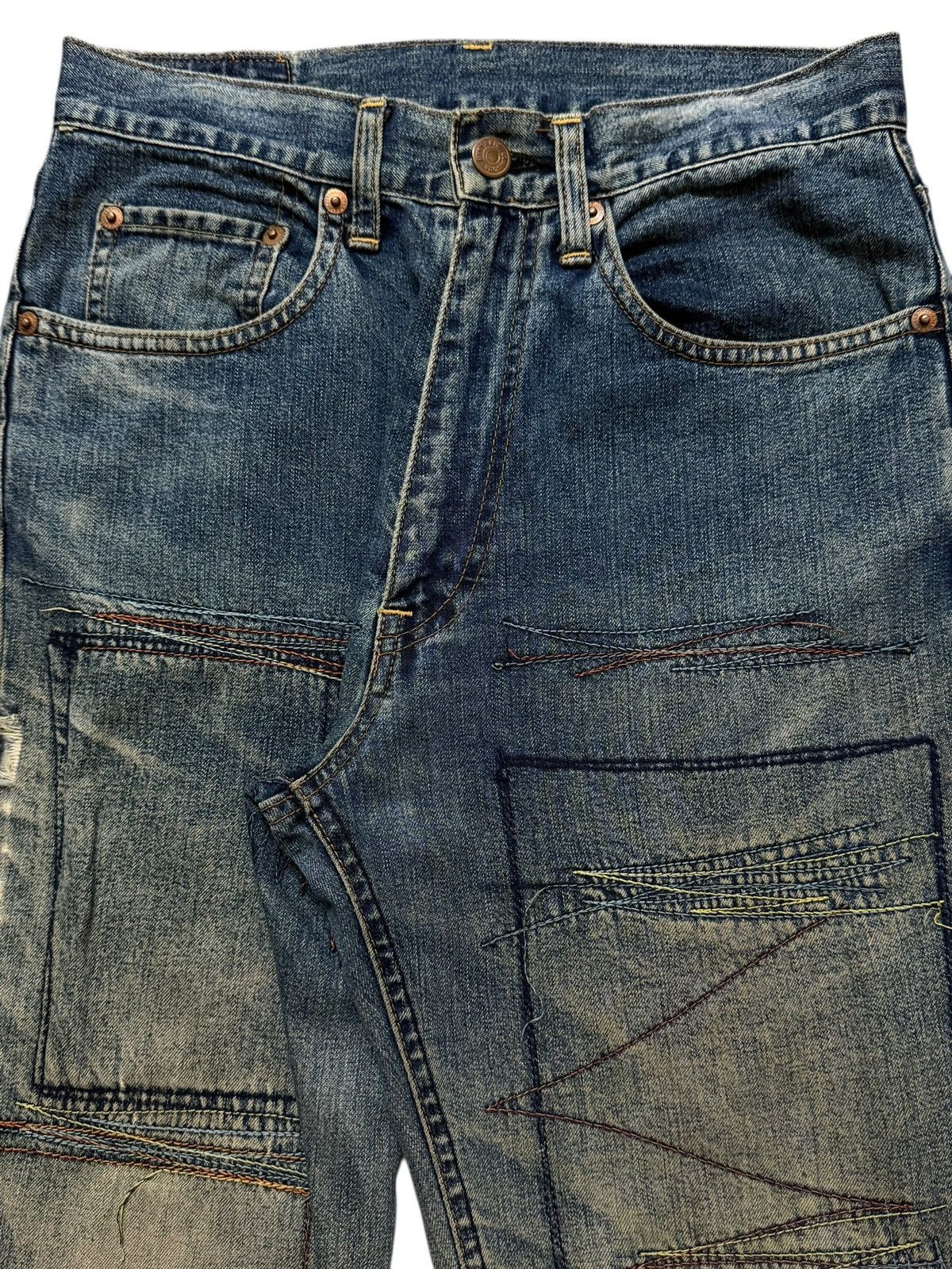 Hysteric Glamour Vintage Hysteric Glamour Multicolour Stitch Patchwork Flare Size 27" / US 4 / IT 40 - 3 Thumbnail