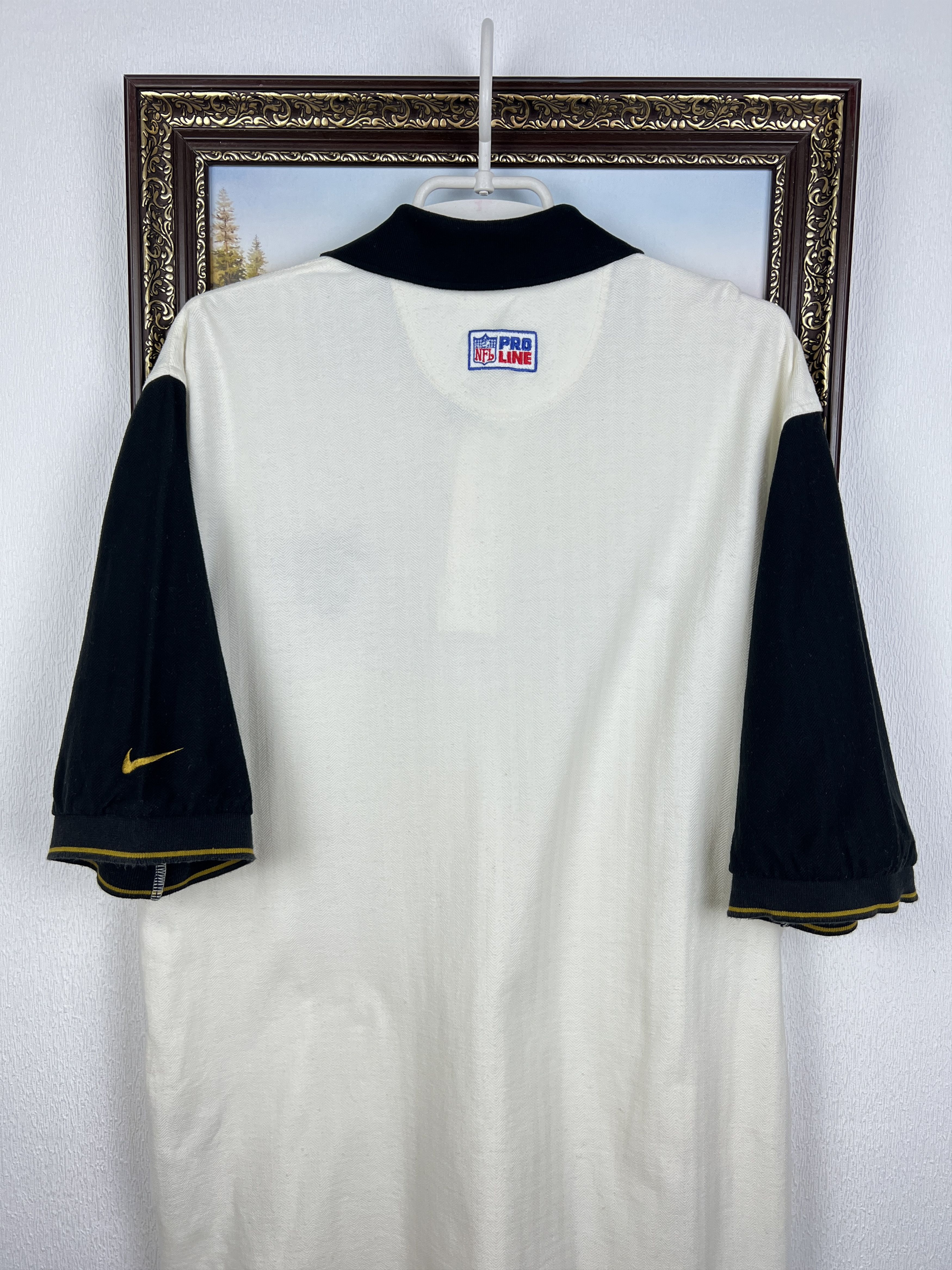 Nike Vintage Jacksonville Jaguars NFL Polo Shirt Trikot Jersey Size US M / EU 48-50 / 2 - 9 Thumbnail