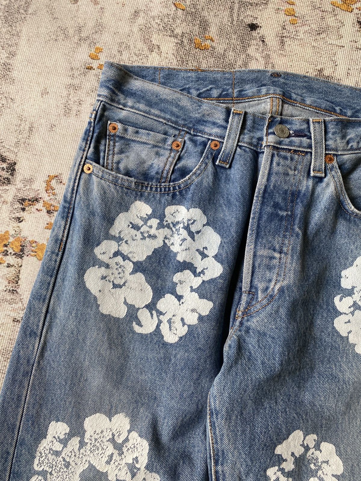 DENIM TEARS × Levi's Levi’s X Denim Tears Jeans Size US 29 - 10 Thumbnail