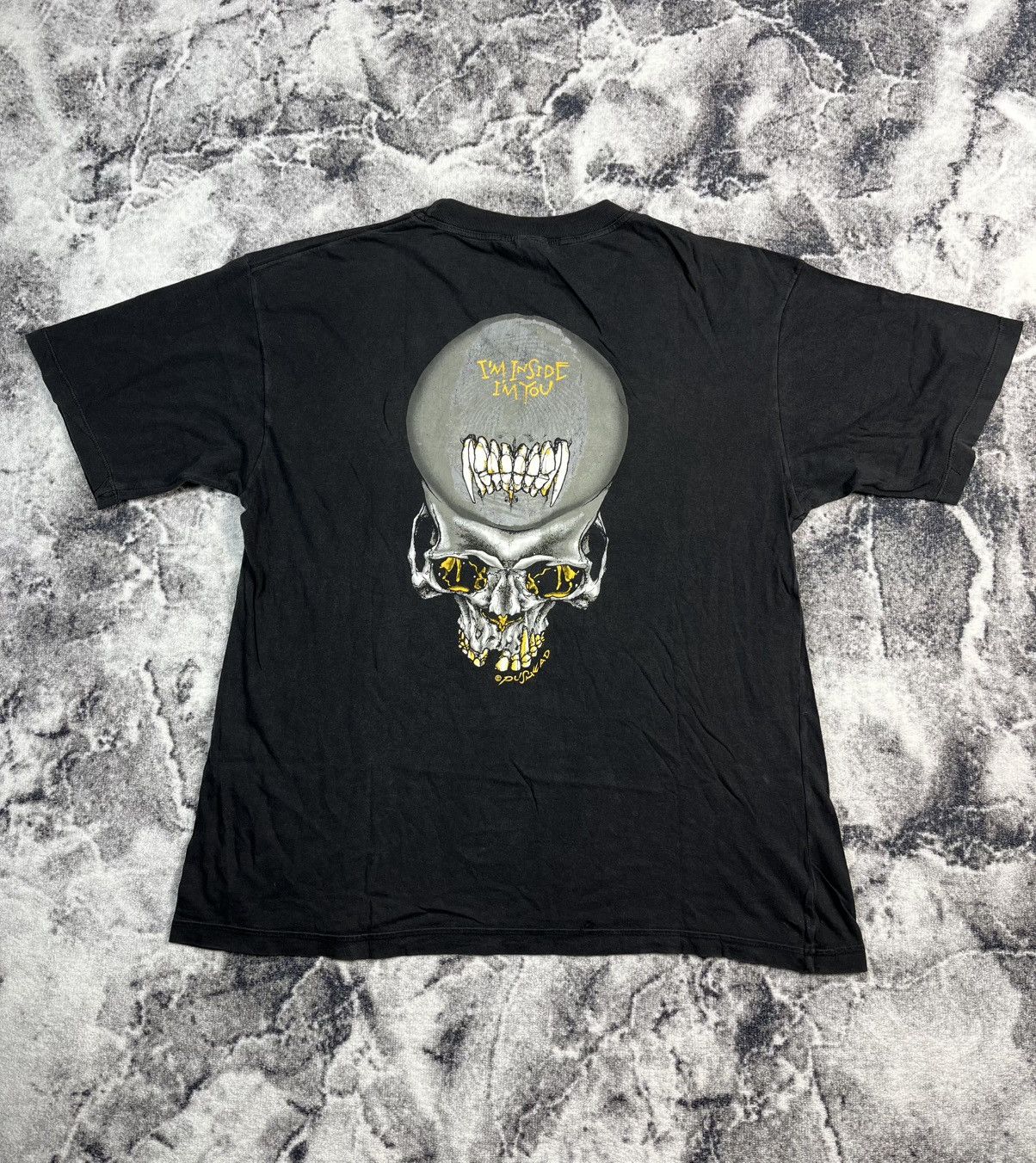 Metallica Vintage 1994 Metallica Skull Tee Music Max Log Shop Size US XL / EU 56 / 4 - 13 Thumbnail