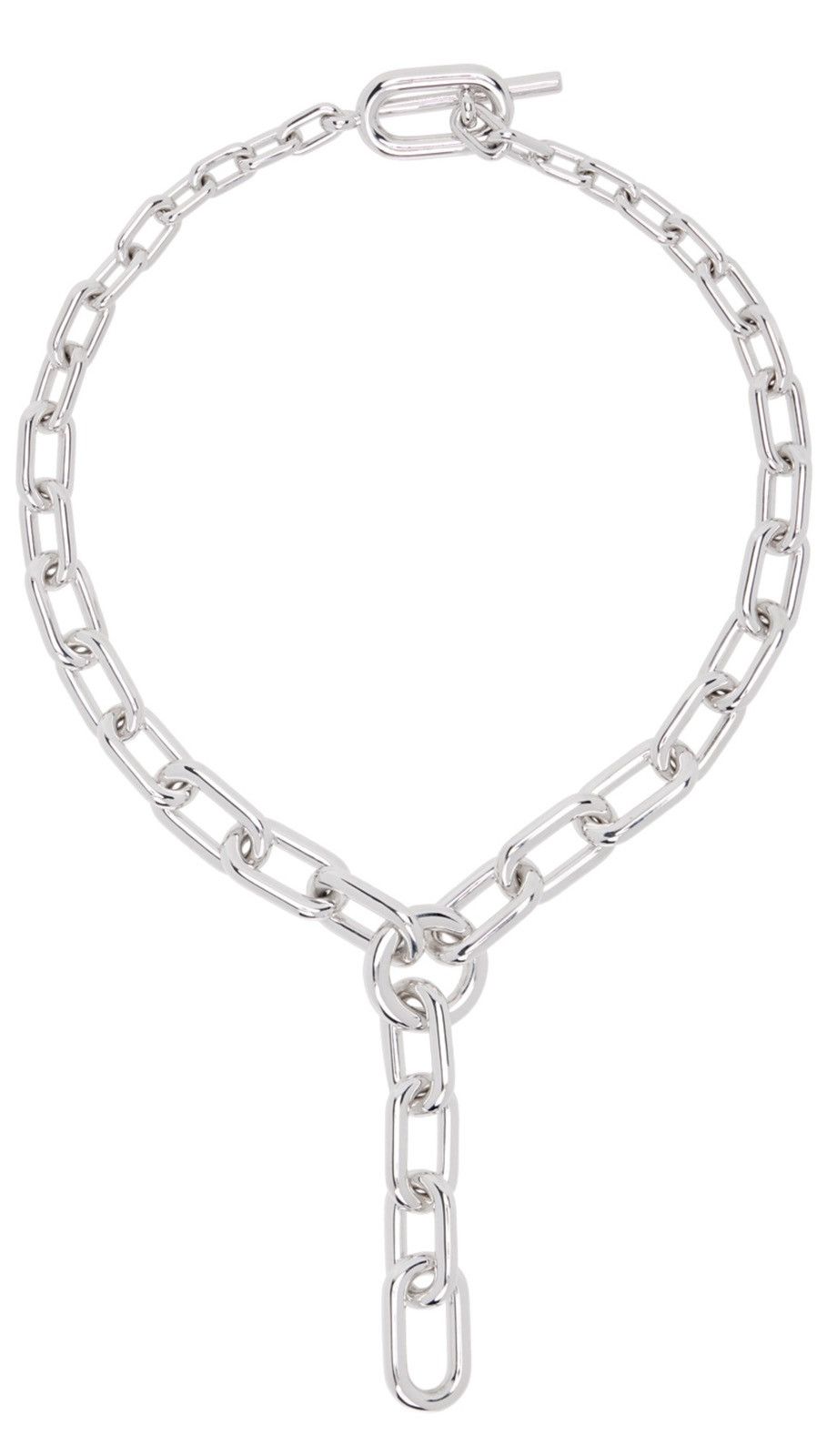 Undercover Undercover X Justin Davis Edition Silver Chain Necklace Size ONE SIZE - 1 Thumbnail