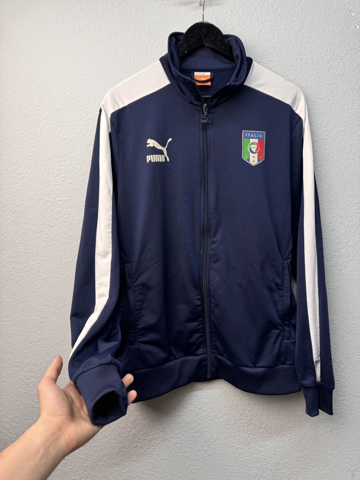 Vintage Puma Vintage Italy National Team 2012/13 Track Jacket Size M Size US M / EU 48-50 / 2 - 4 Thumbnail