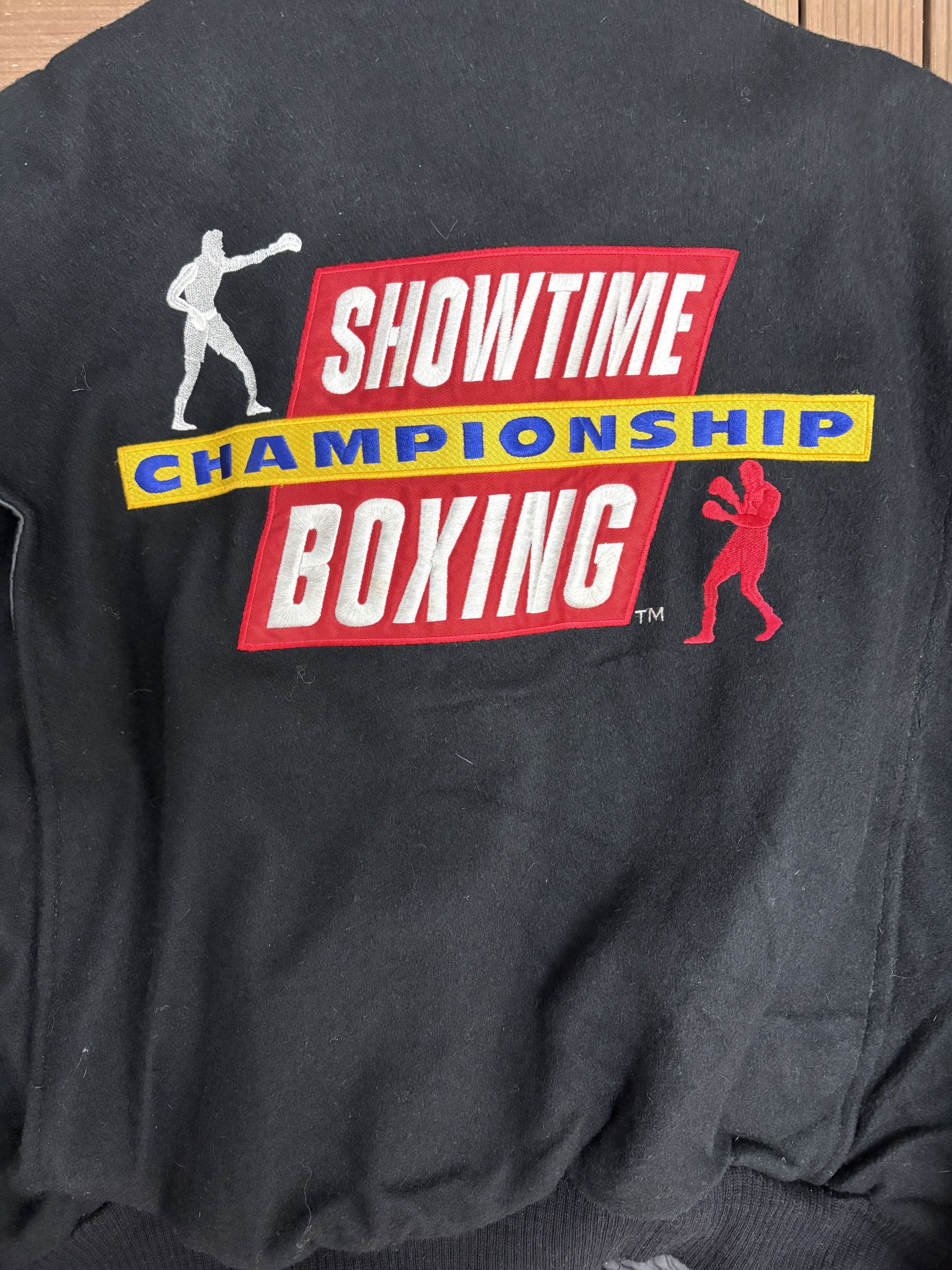 Vintage Showtime Championship Boxing Vintage Black Varsity Jacket Size US XL / EU 56 / 4 - 5 Thumbnail
