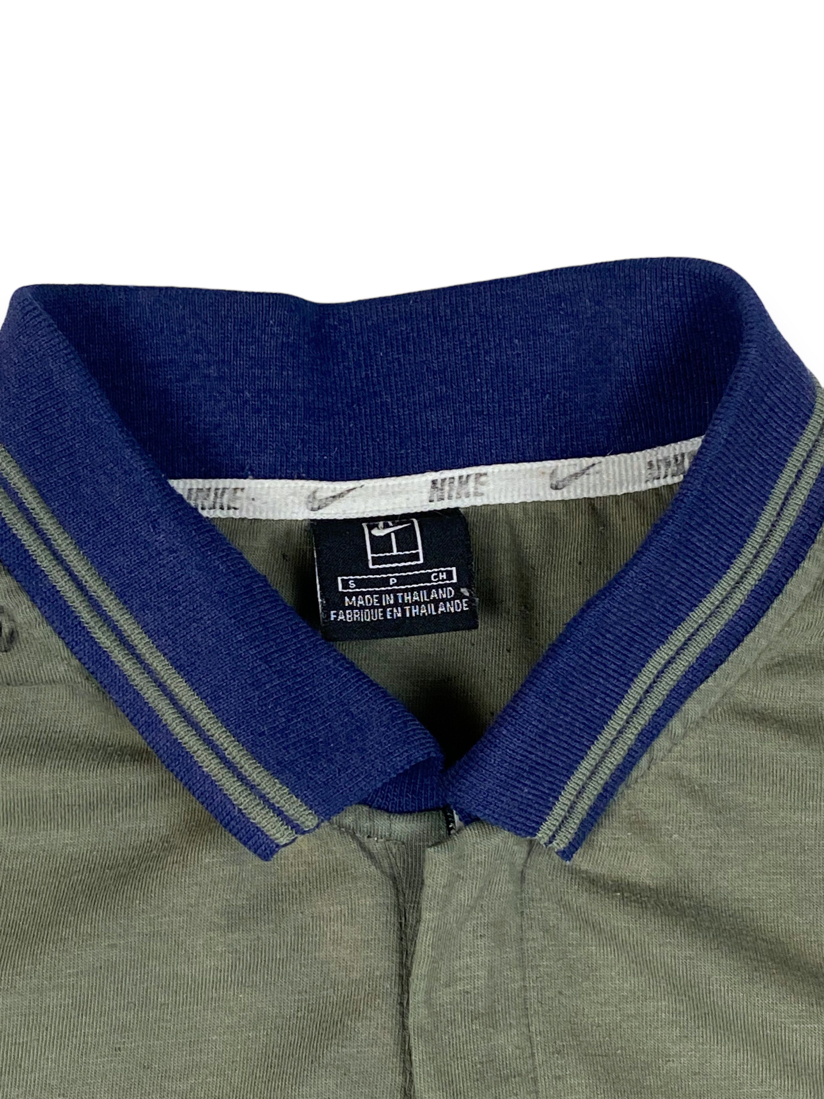 Nike 90s Vintage BOOTLEG!! NIKE Court Deep Green Polo Shirt M706 Size US XL / EU 56 / 4 - 5 Thumbnail