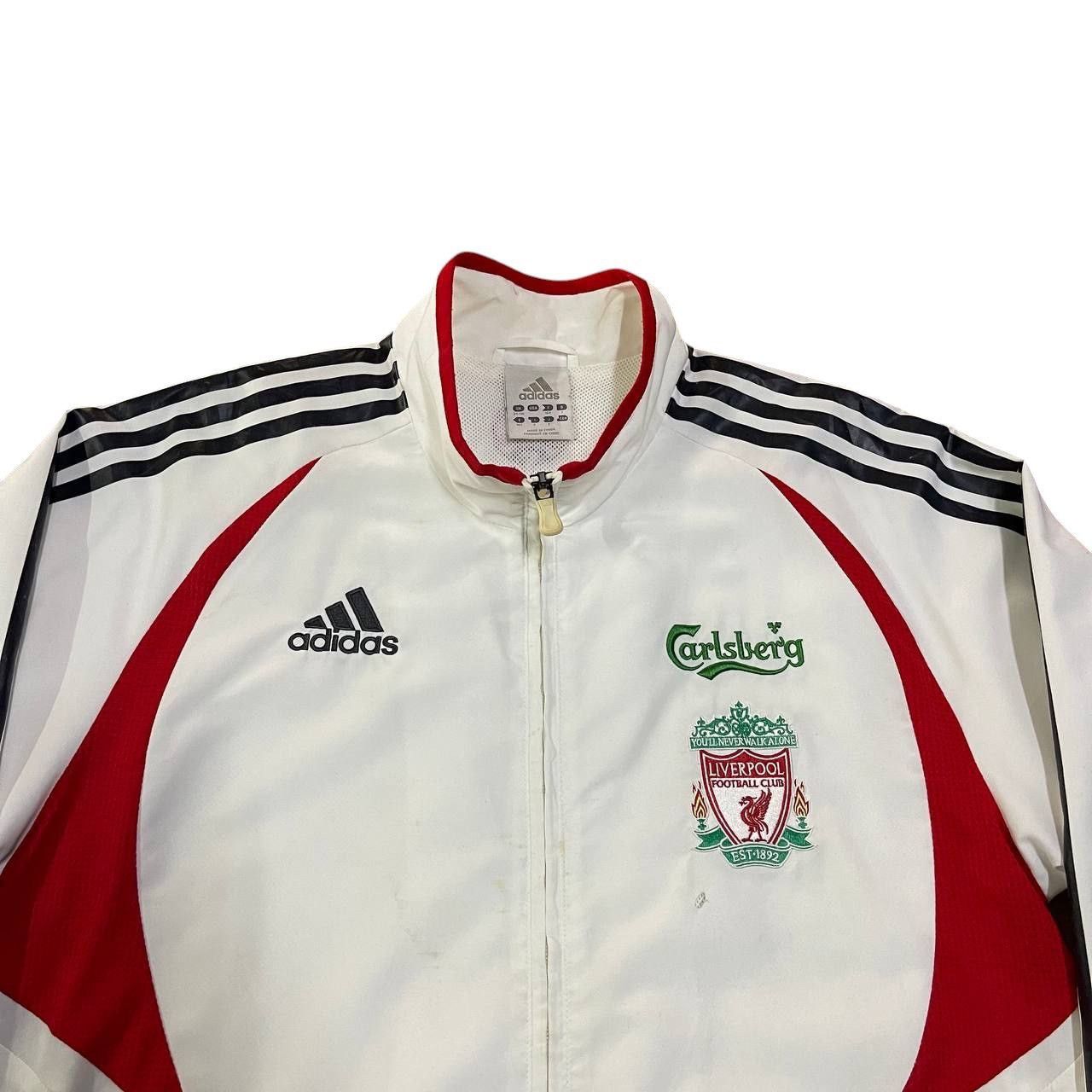 Adidas Vintage 06-07 Adidas x Liverpool Track Jacket Size US S / EU 44-46 / 1 - 2 Thumbnail