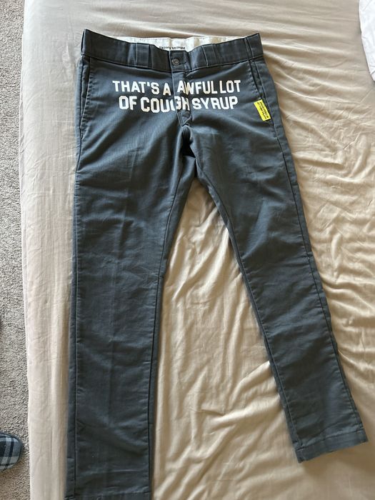 Dickies That’s a awful lot of cough syrup grey dickies Grailed