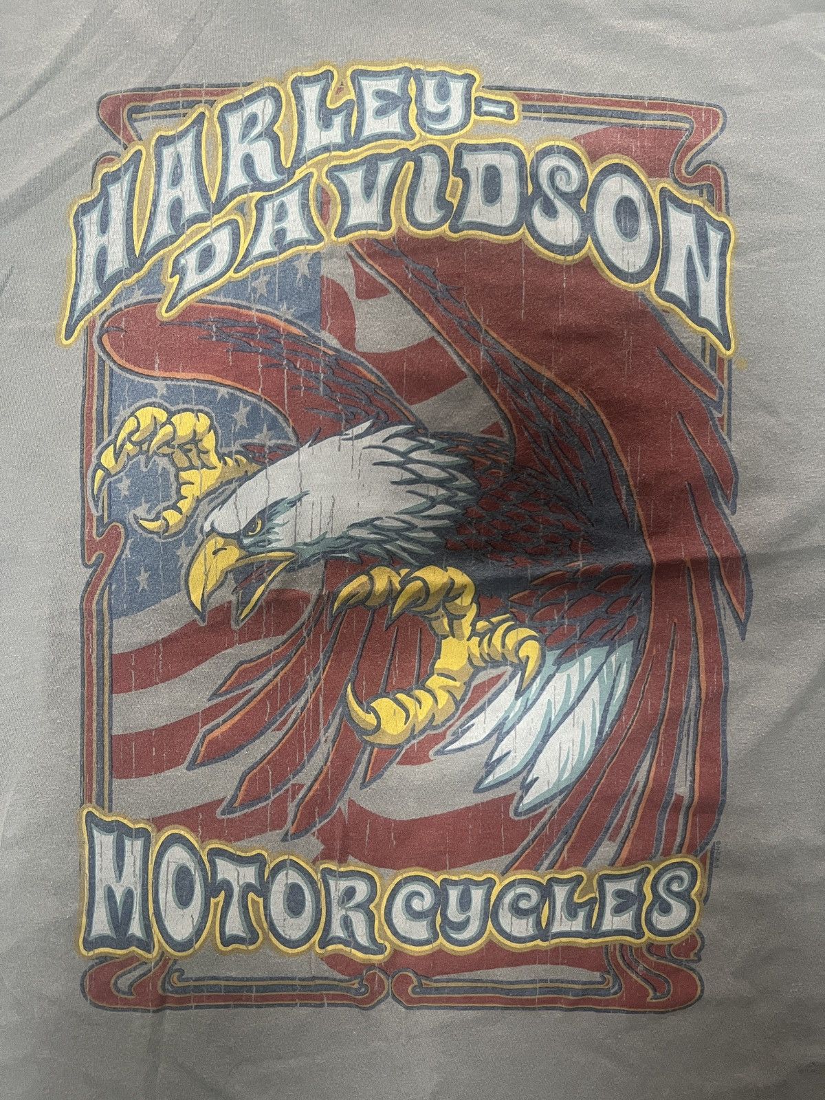 Harley Davidson Vintage Harley Davidson Eagle Graphic Tee - Size 3XL Size US XXL / EU 58 / 5 - 2 Thumbnail