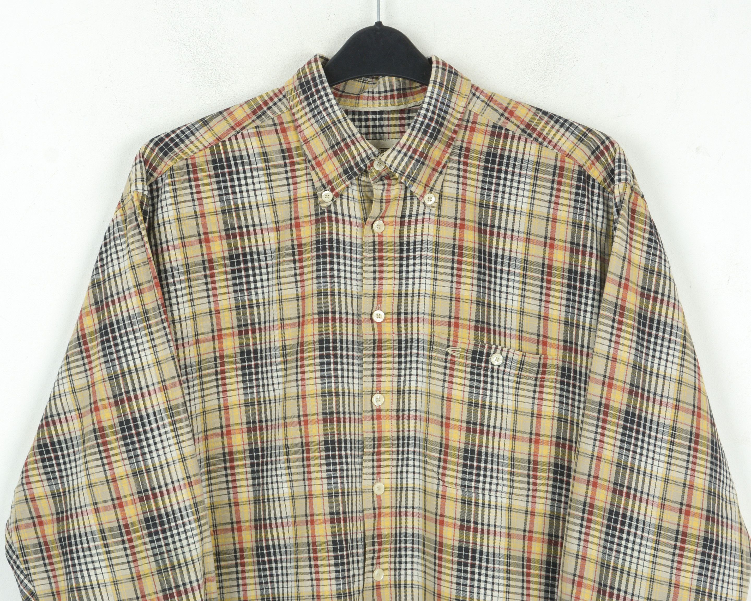 camel active Button Up Shirt Check Plaid Tartan Multicolored Long Sleeve Size US L / EU 52-54 / 3 - 2 Thumbnail