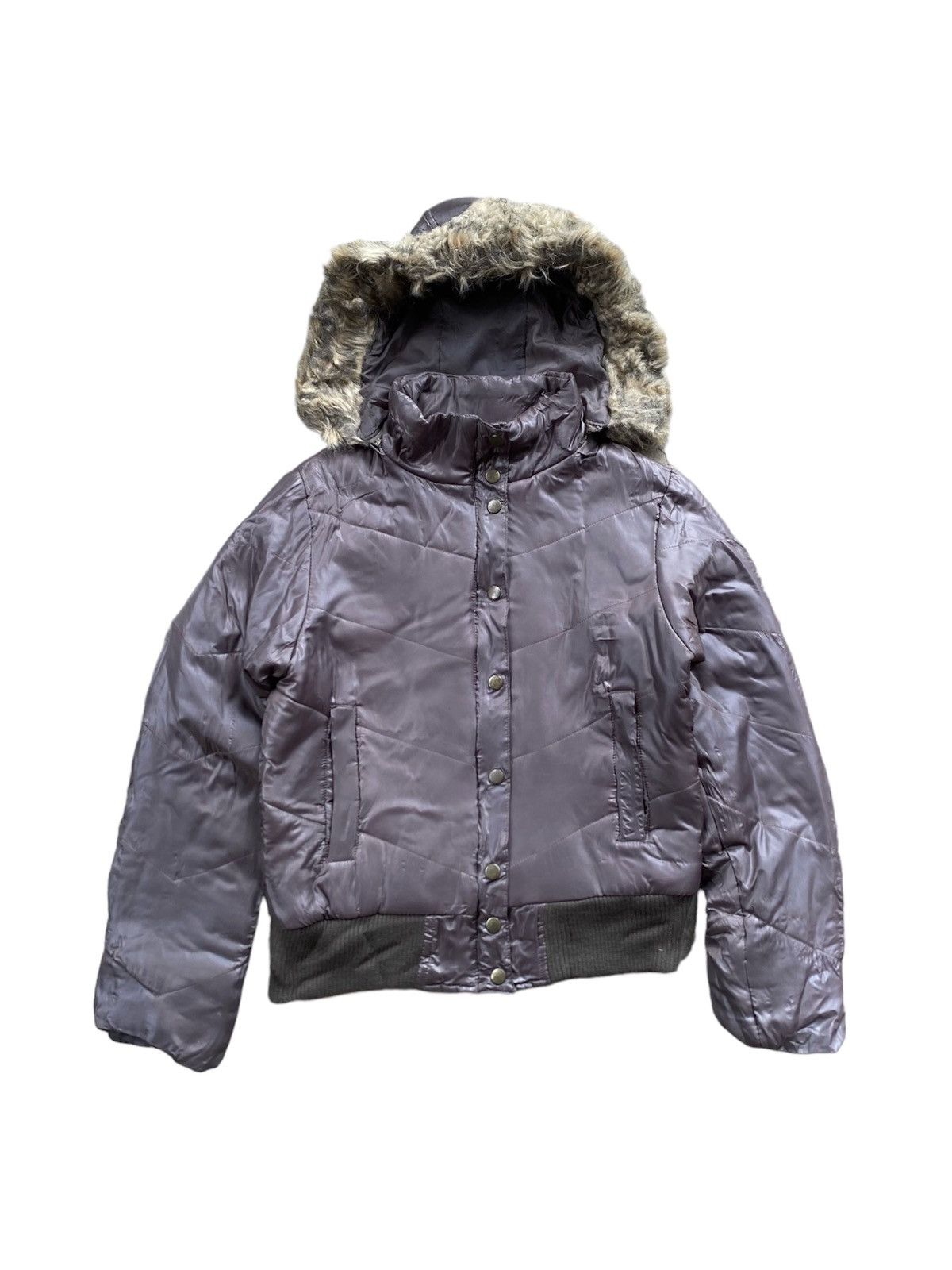 Japanese Brand Vintage Cutie Blonde fur puffer jacket Size US M / EU 48-50 / 2 - 1 Thumbnail