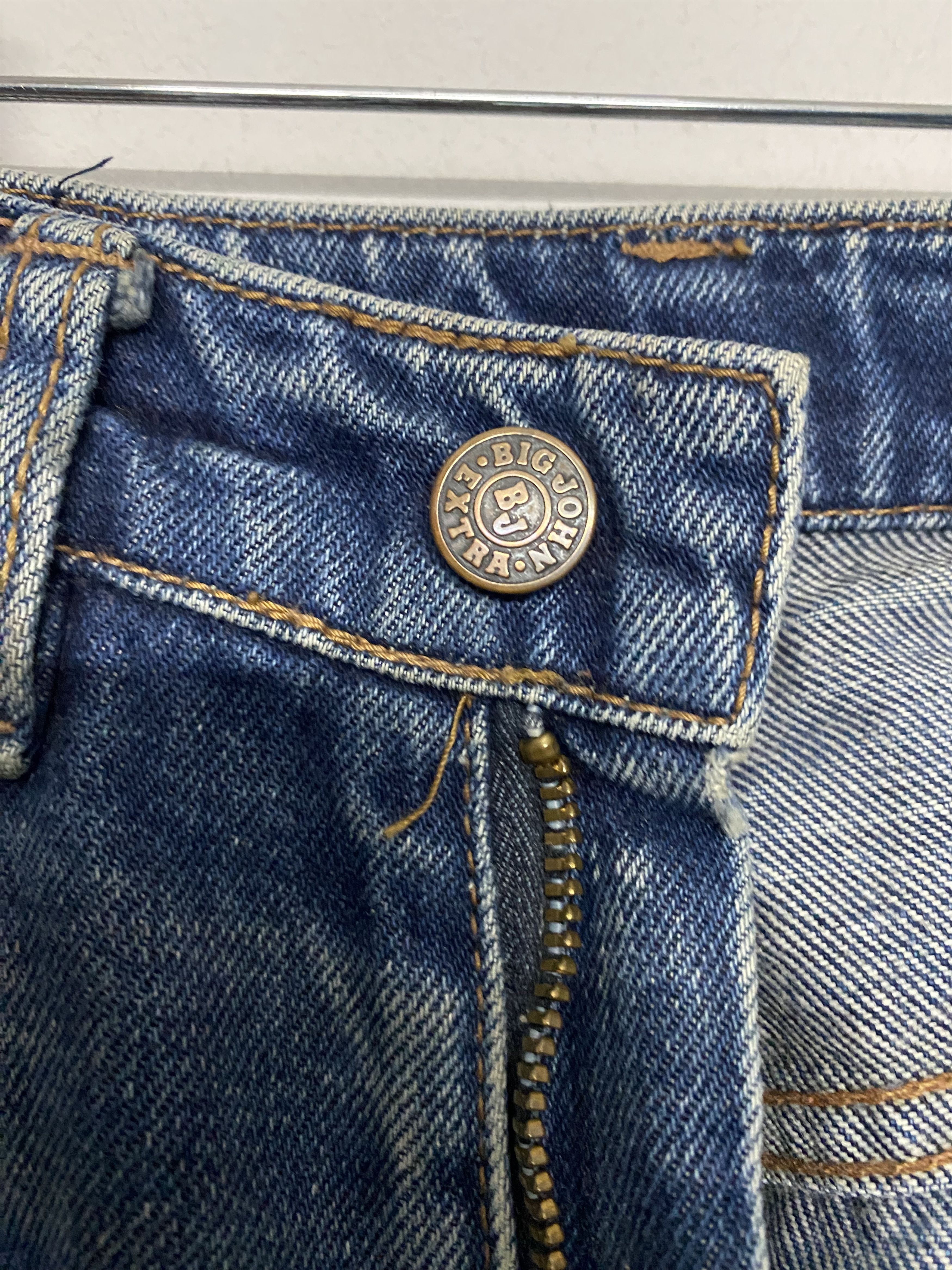 Big John 90s BIG JOHN EXTRA Japan Denim Distressed Worn Faded Jeans Size US 29 - 9 Thumbnail