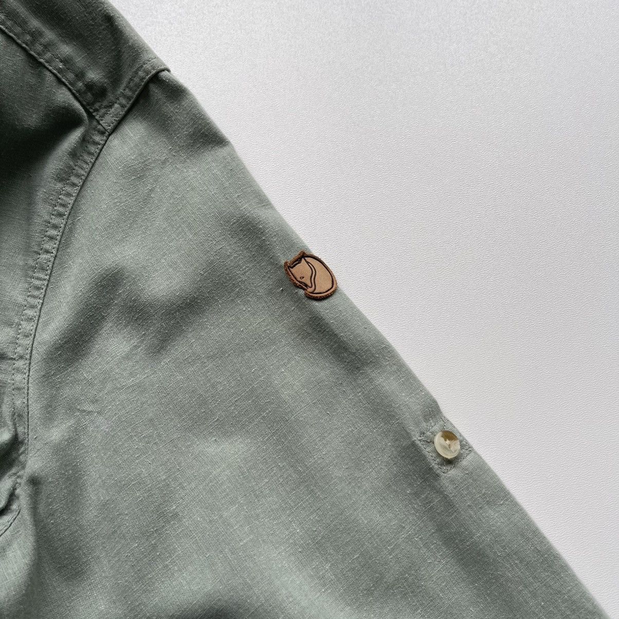 Fjallraven Fjallraven W Ovik Travel Comfort Fit Logo Hamp Shirt LS Mint Size XL / US 12-14 / IT 48-50 - 5 Thumbnail