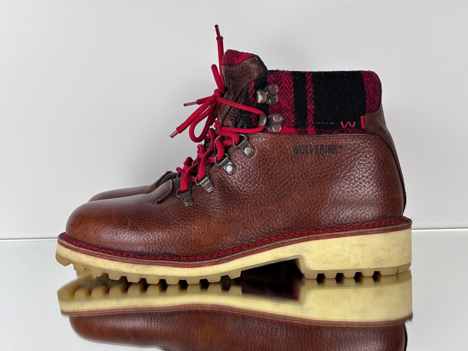 Wolverine Wolverine Lace Up Leather Boots Brown Size US 11 / EU 44 Size US 11 / EU 44 - 1 Thumbnail